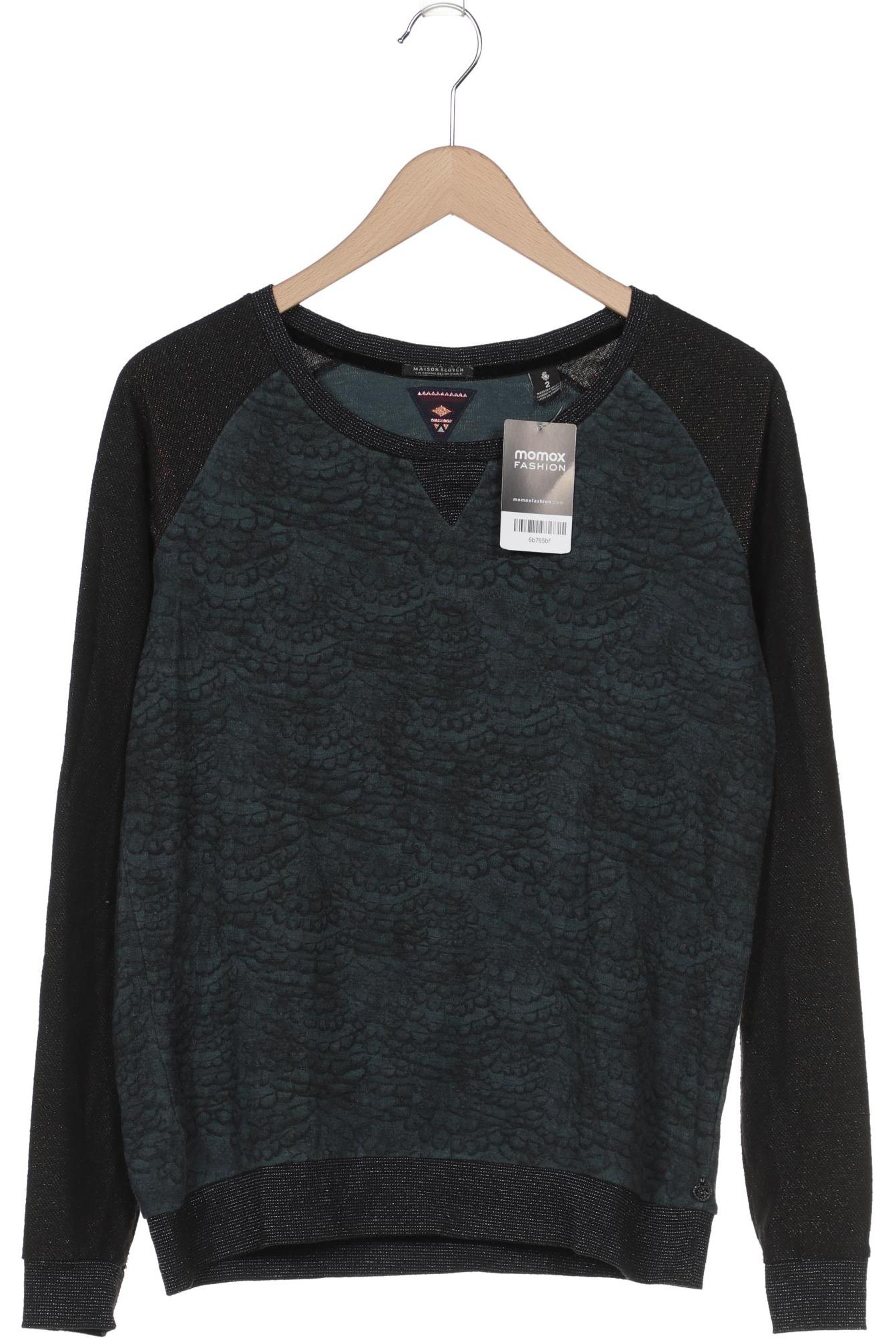 

Maison Scotch Damen Langarmshirt, türkis, Gr. 38