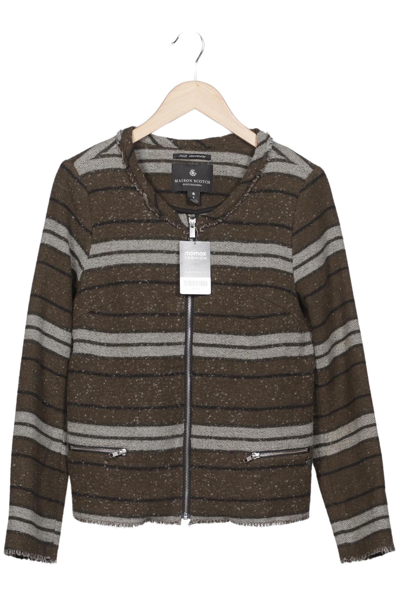 

Maison Scotch Damen Strickjacke, mehrfarbig, Gr. 38