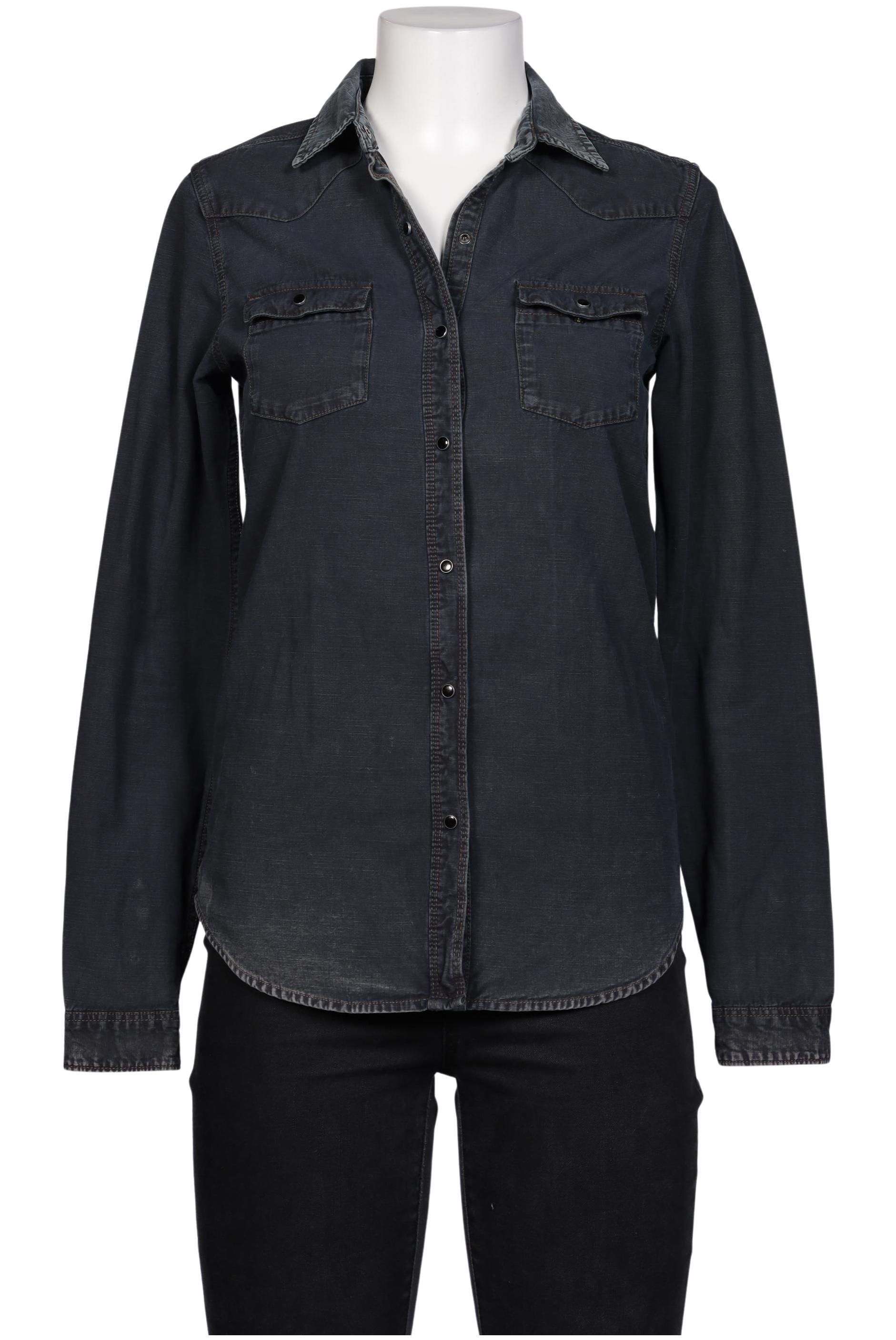 

Maison Scotch Damen Bluse, marineblau, Gr. 36