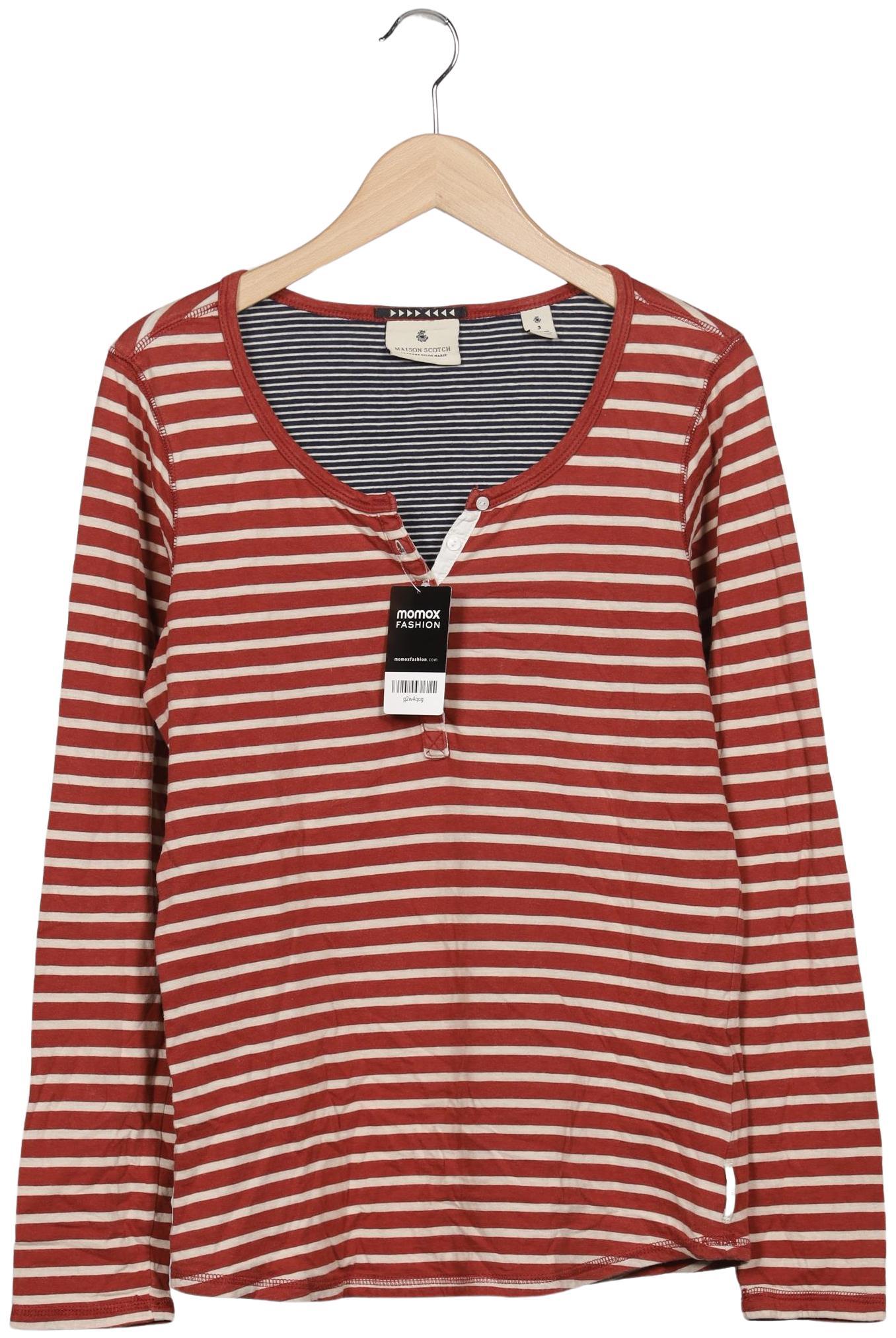 

Maison Scotch Damen Langarmshirt, mehrfarbig, Gr. 40