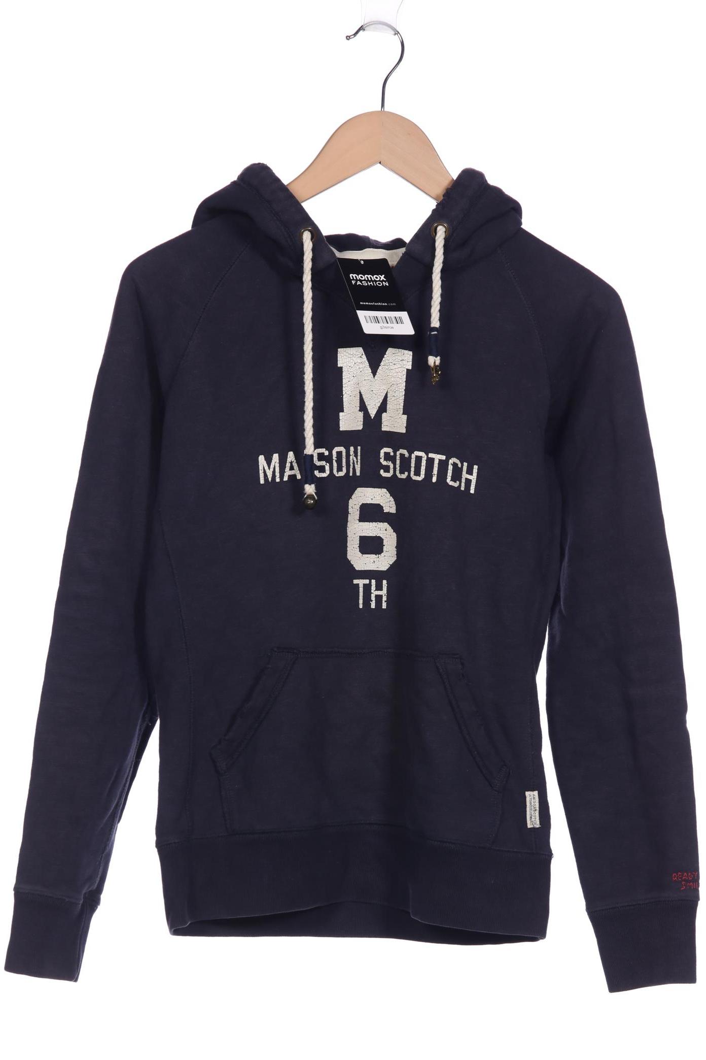 

Maison Scotch Damen Kapuzenpullover, marineblau, Gr. 38