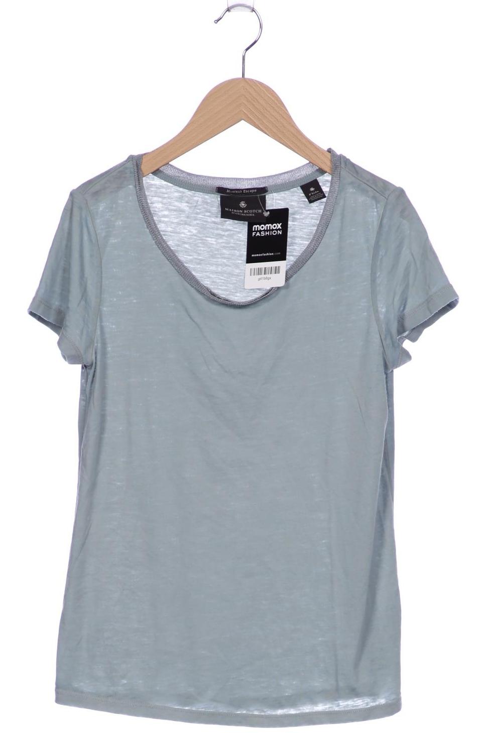

Maison Scotch Damen T-Shirt, blau, Gr. 34