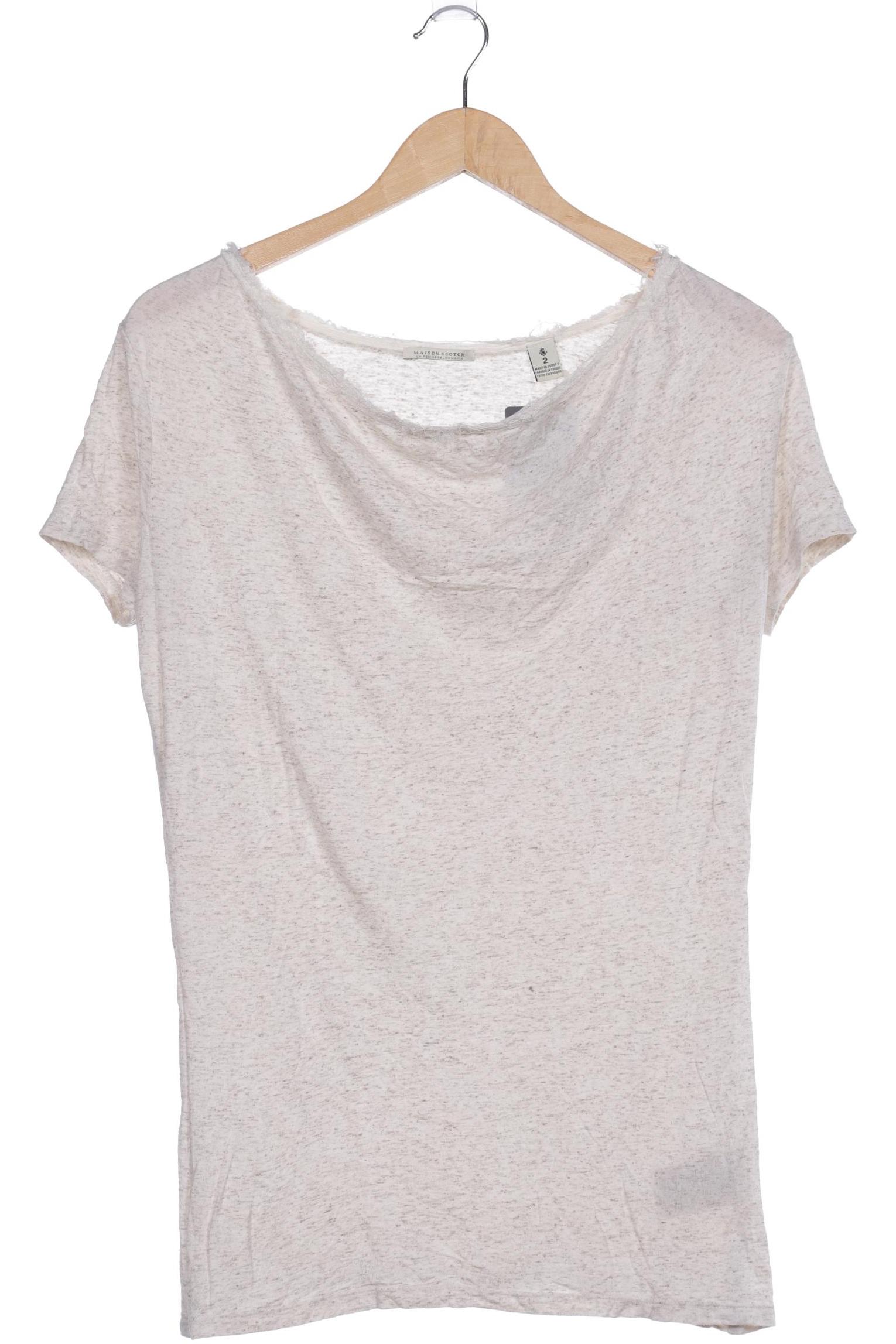 

Maison Scotch Damen T-Shirt, beige, Gr. 38