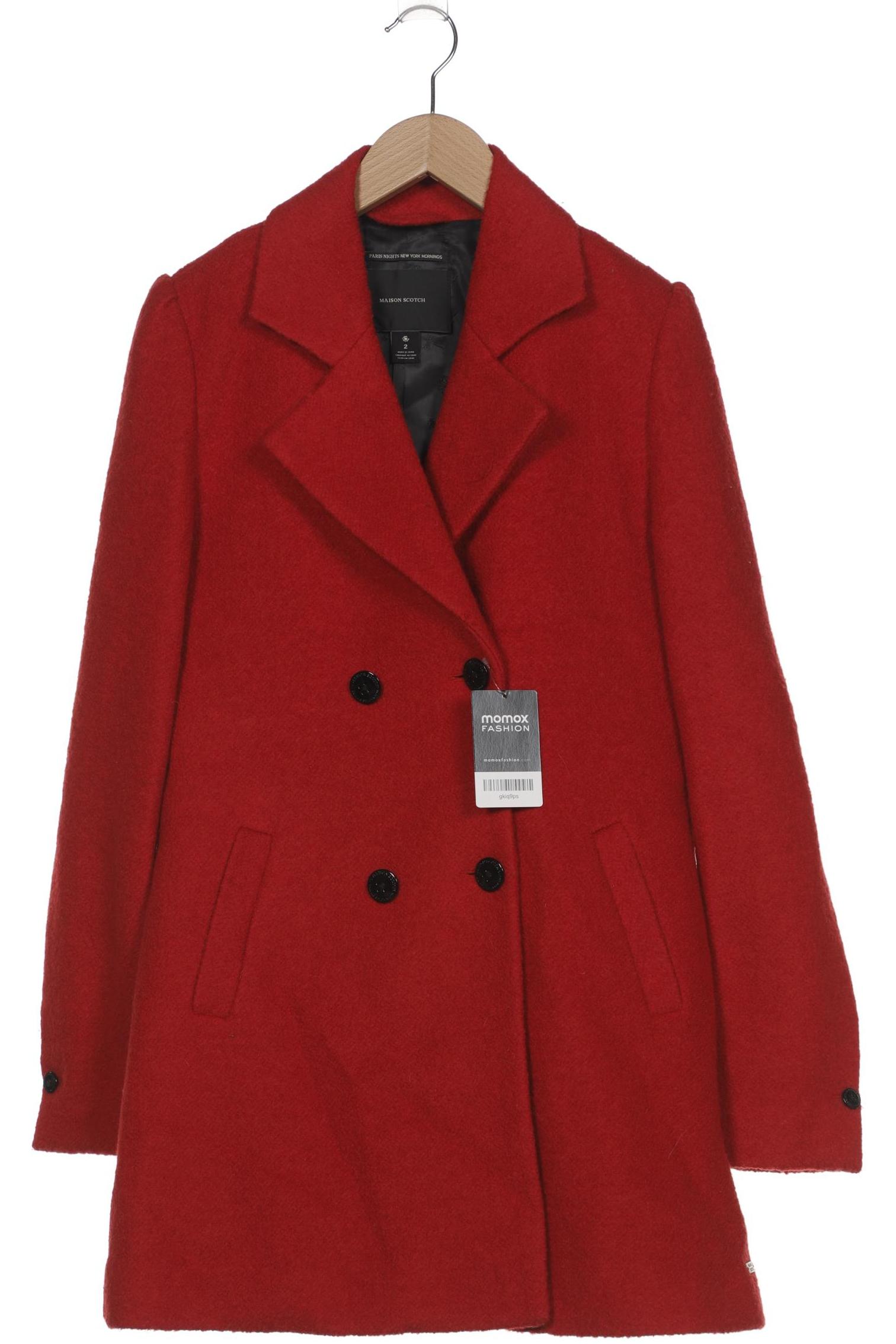 

Maison Scotch Damen Mantel, rot, Gr. 38