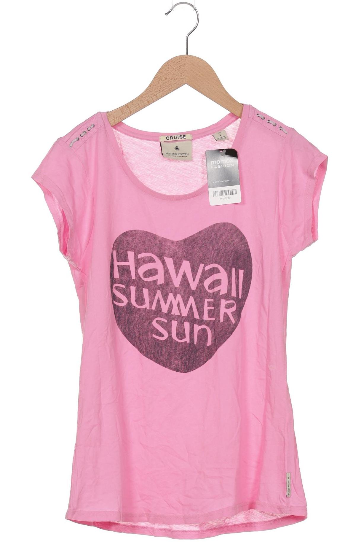 

Maison Scotch Damen T-Shirt, pink, Gr. 36