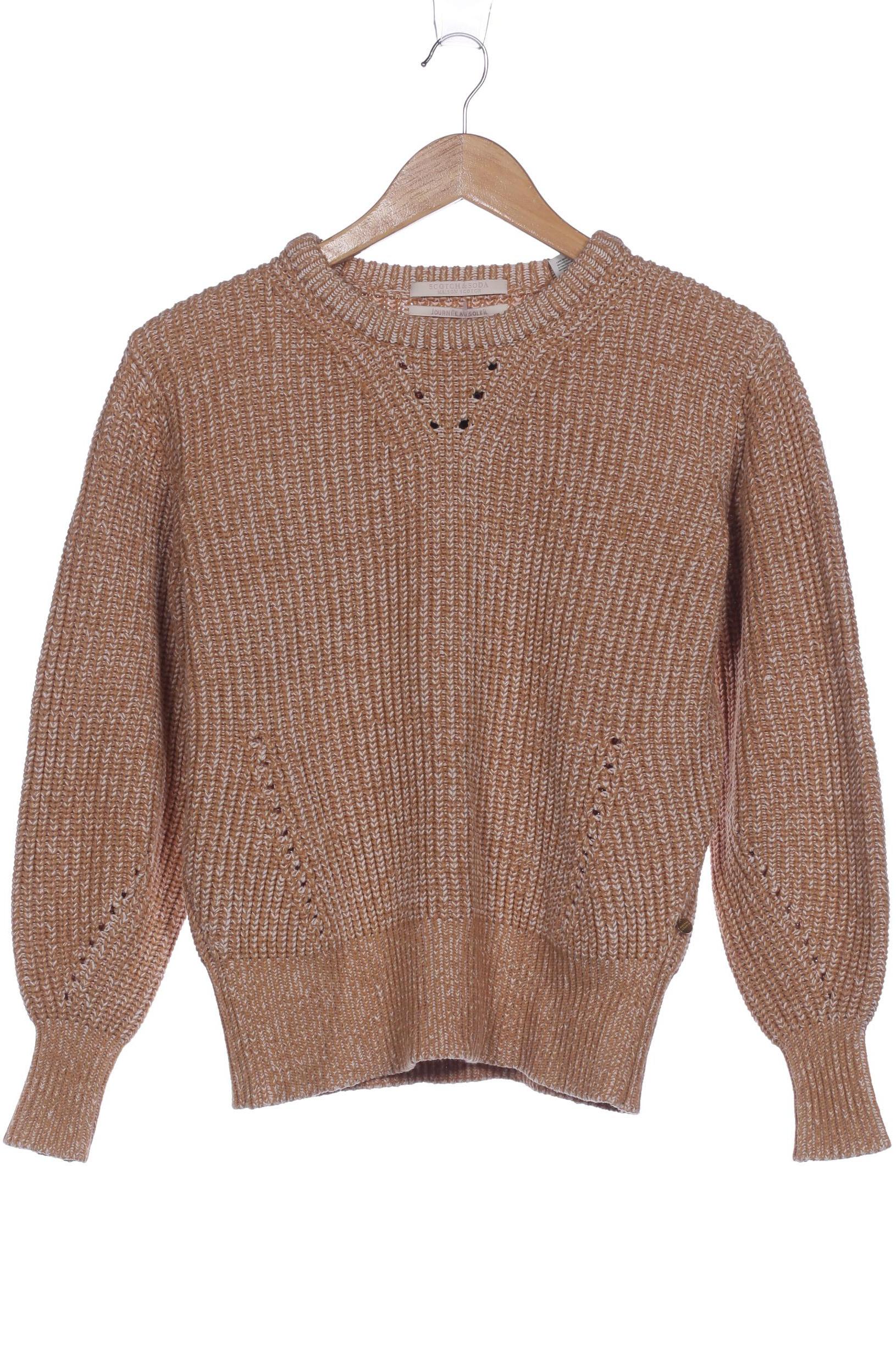 

Maison Scotch Damen Pullover, braun, Gr. 36