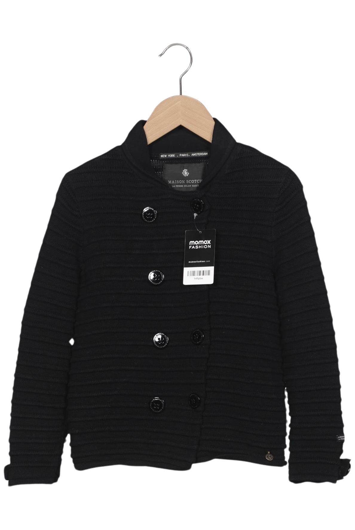 

Maison Scotch Damen Strickjacke, schwarz, Gr. 36