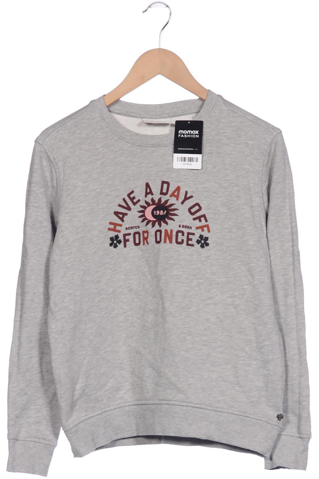 

Maison Scotch Damen Sweatshirt, grau, Gr. 38