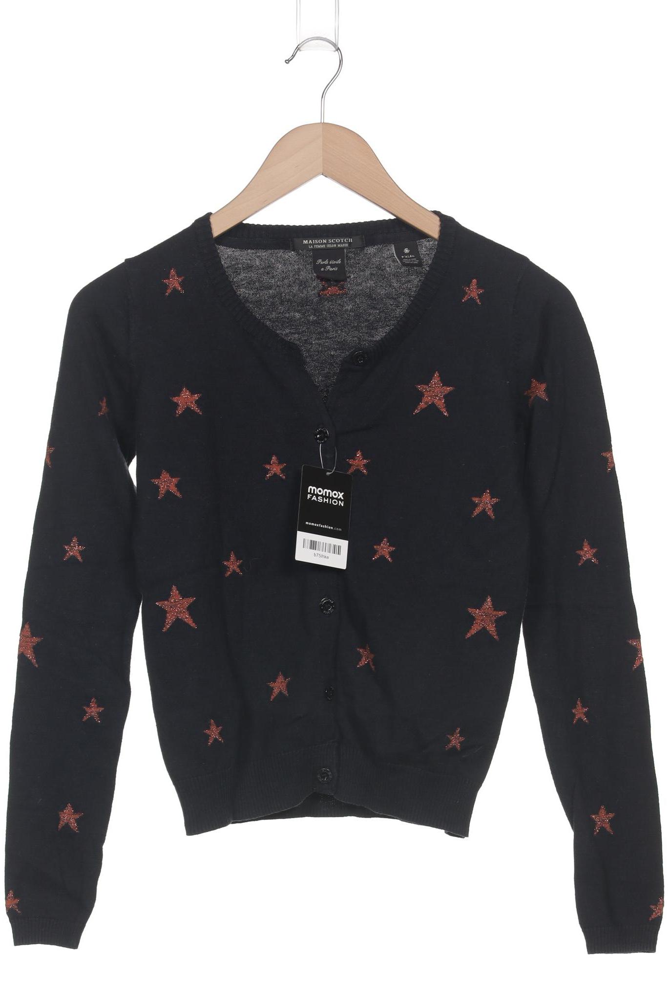 

Maison Scotch Damen Strickjacke, marineblau, Gr. 34