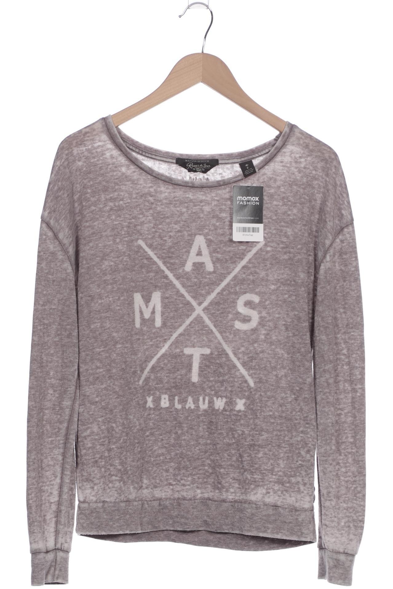 

Maison Scotch Damen Sweatshirt, grau, Gr. 38
