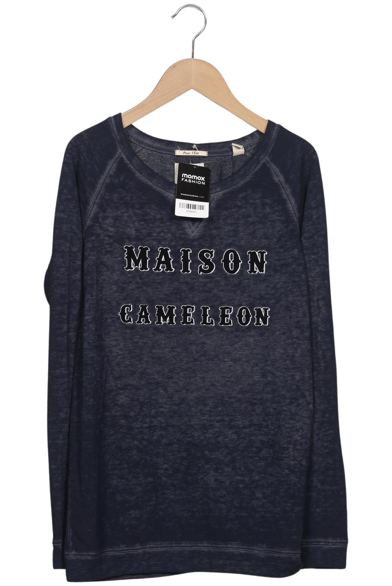 

Maison Scotch Damen Langarmshirt, marineblau, Gr. 38