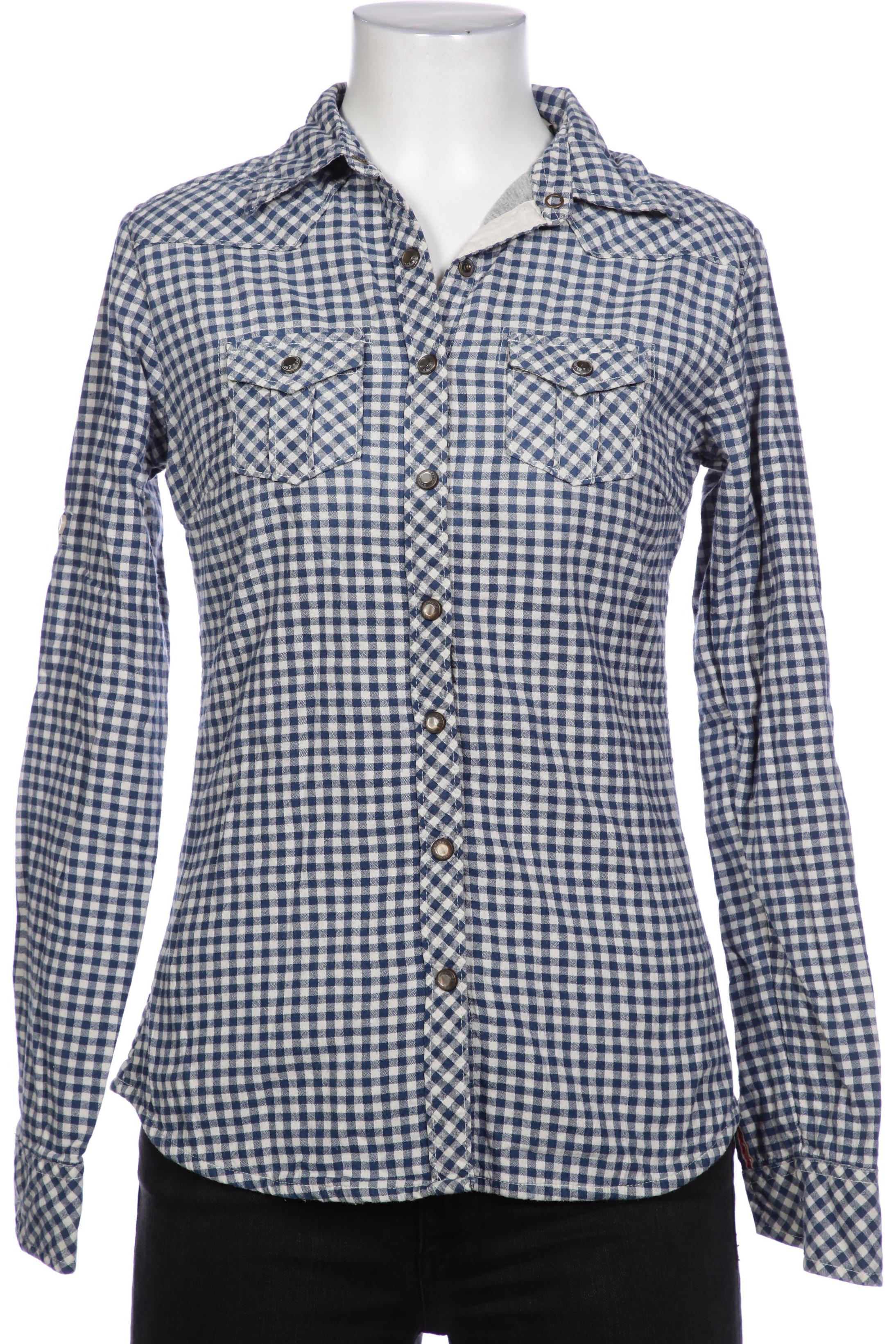 

Maison Scotch Damen Bluse, blau, Gr. 36