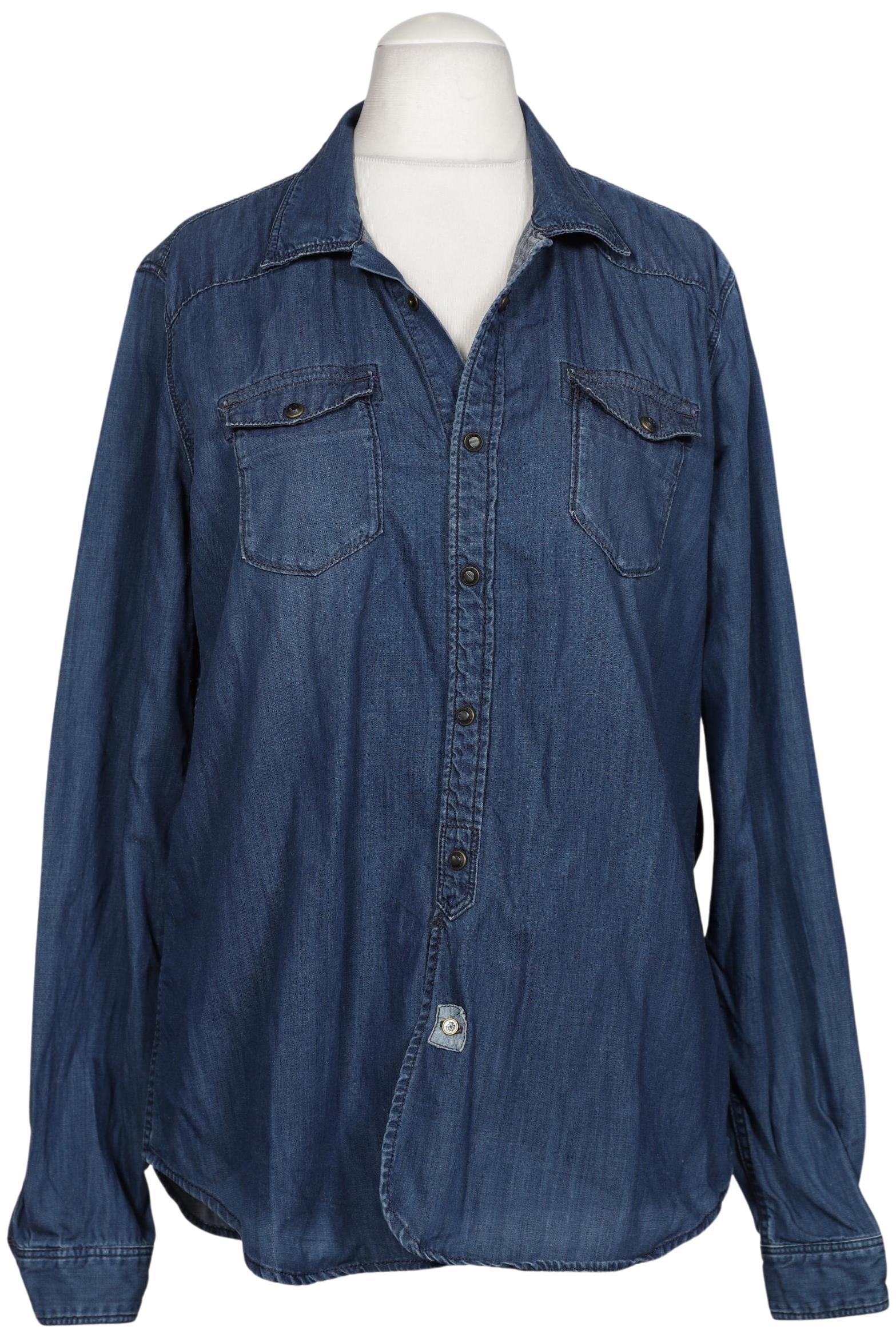 

Maison Scotch Damen Bluse, blau, Gr. 40