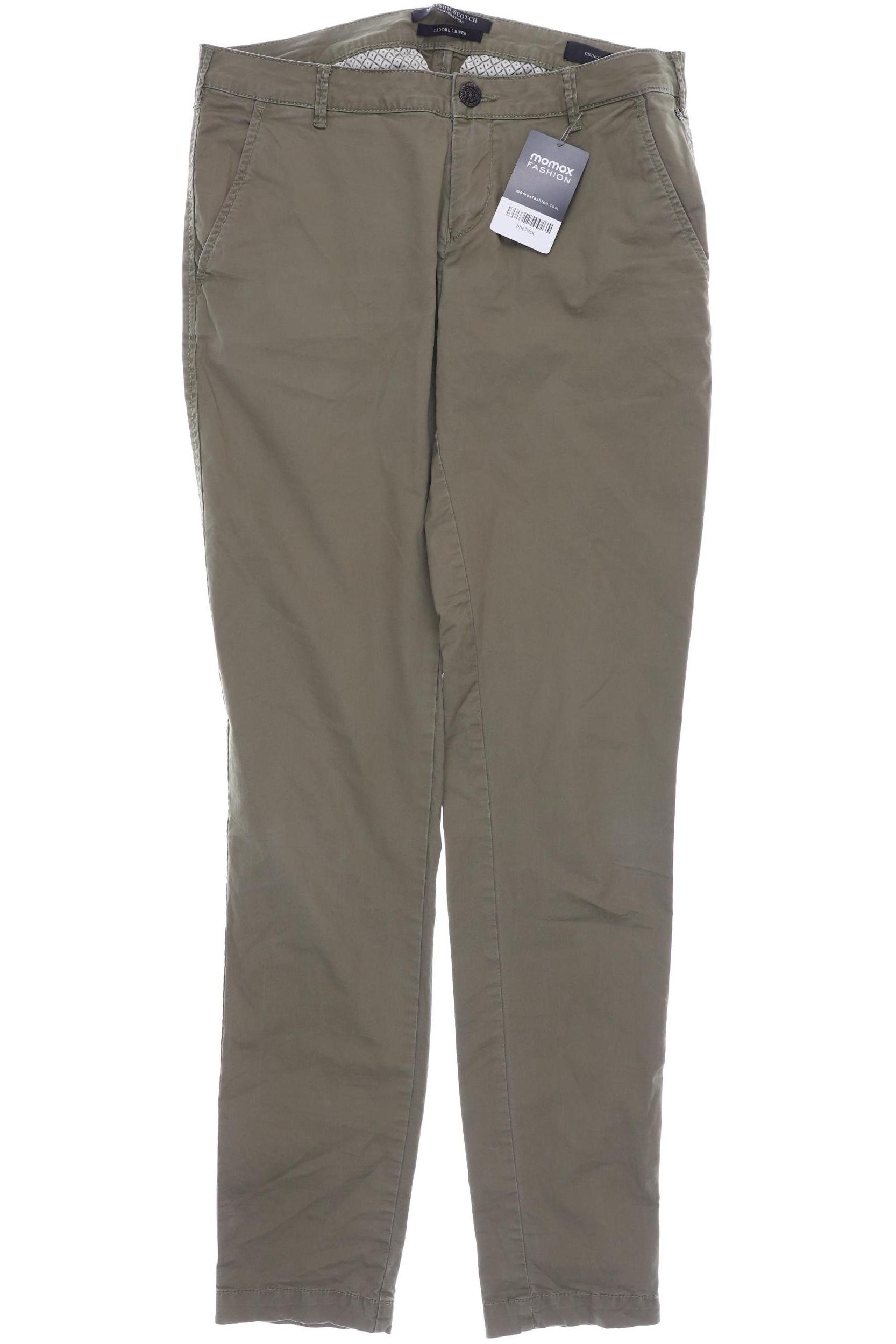 

Maison Scotch Damen Stoffhose, grün, Gr. 28