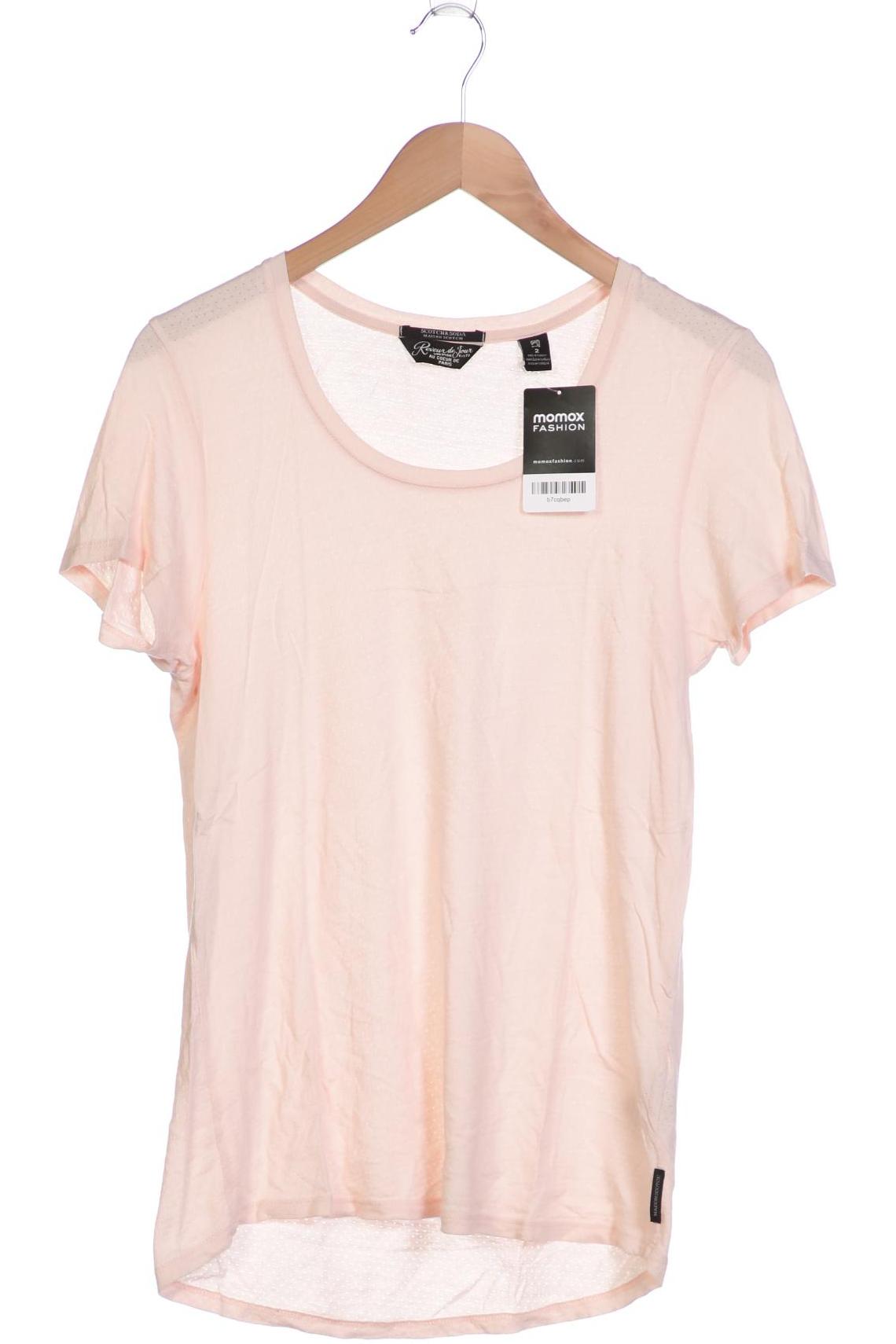 

Maison Scotch Damen T-Shirt, pink, Gr. 38