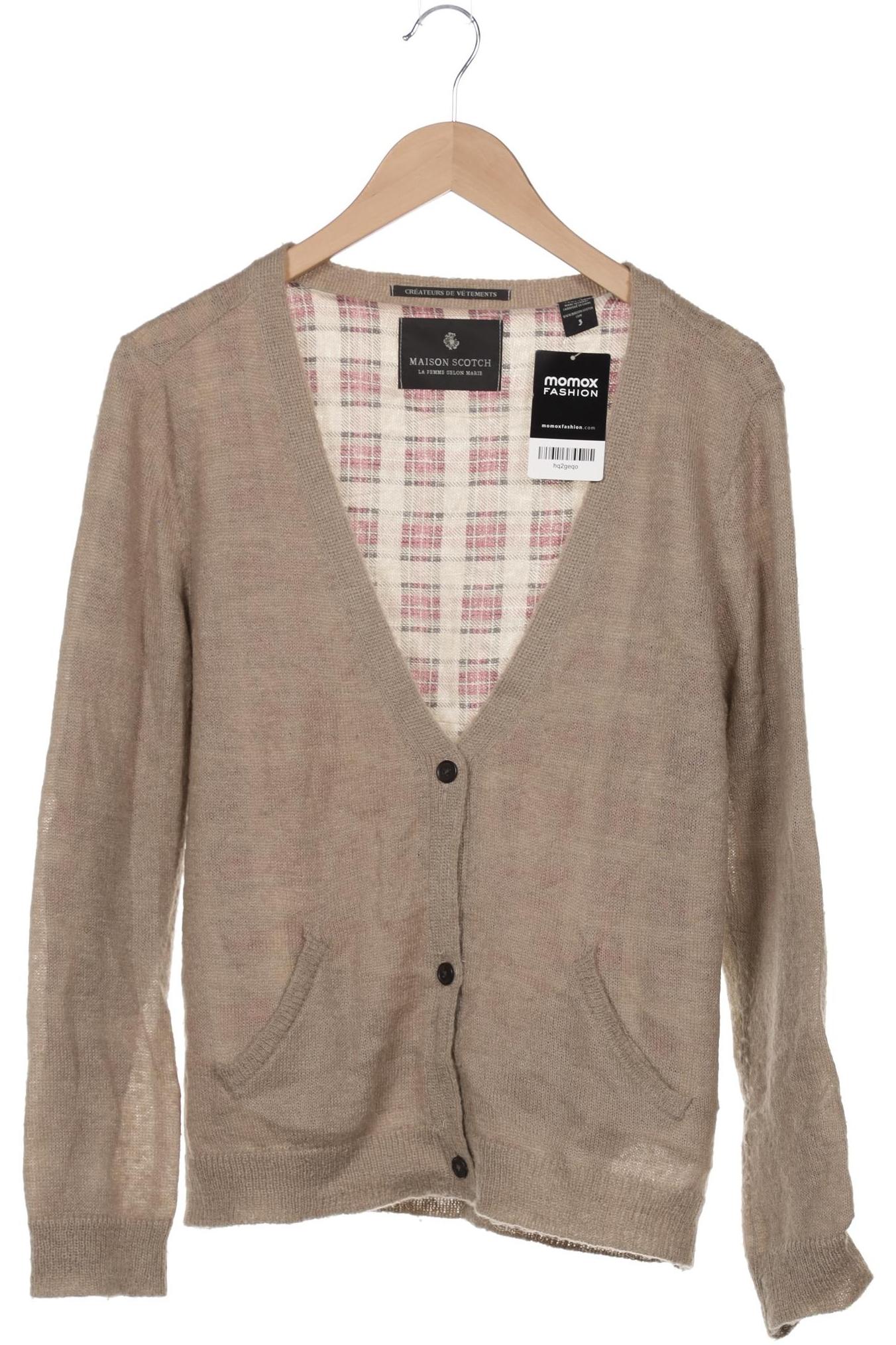 

Maison Scotch Damen Strickjacke, beige, Gr. 40