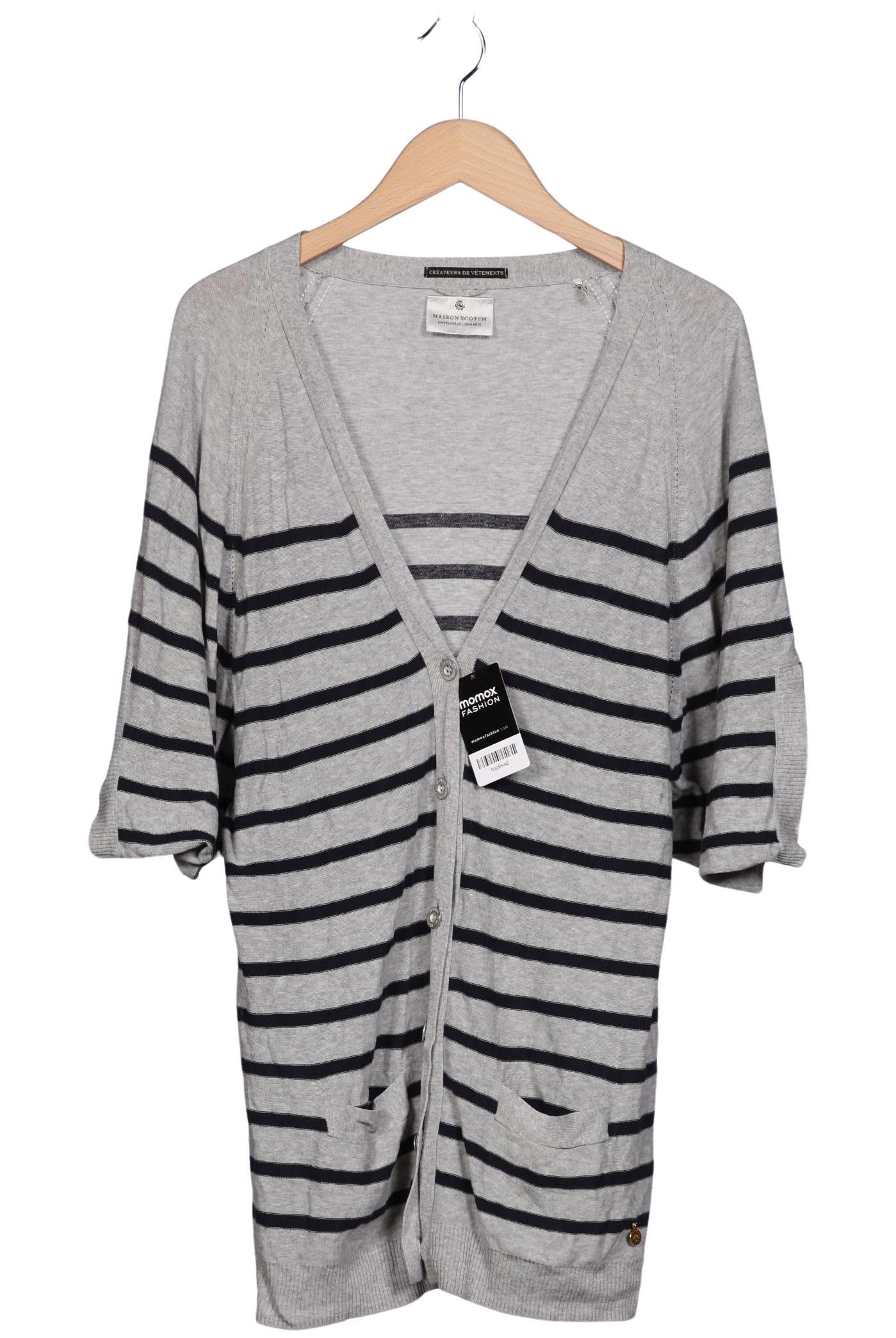 

Maison Scotch Damen Strickjacke, grau, Gr. 36