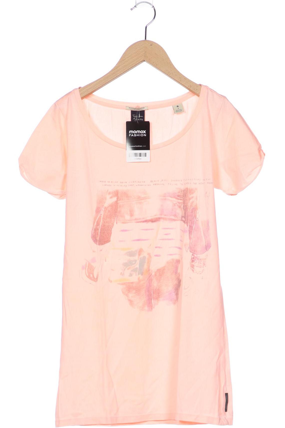 

Maison Scotch Damen T-Shirt, orange, Gr. 36