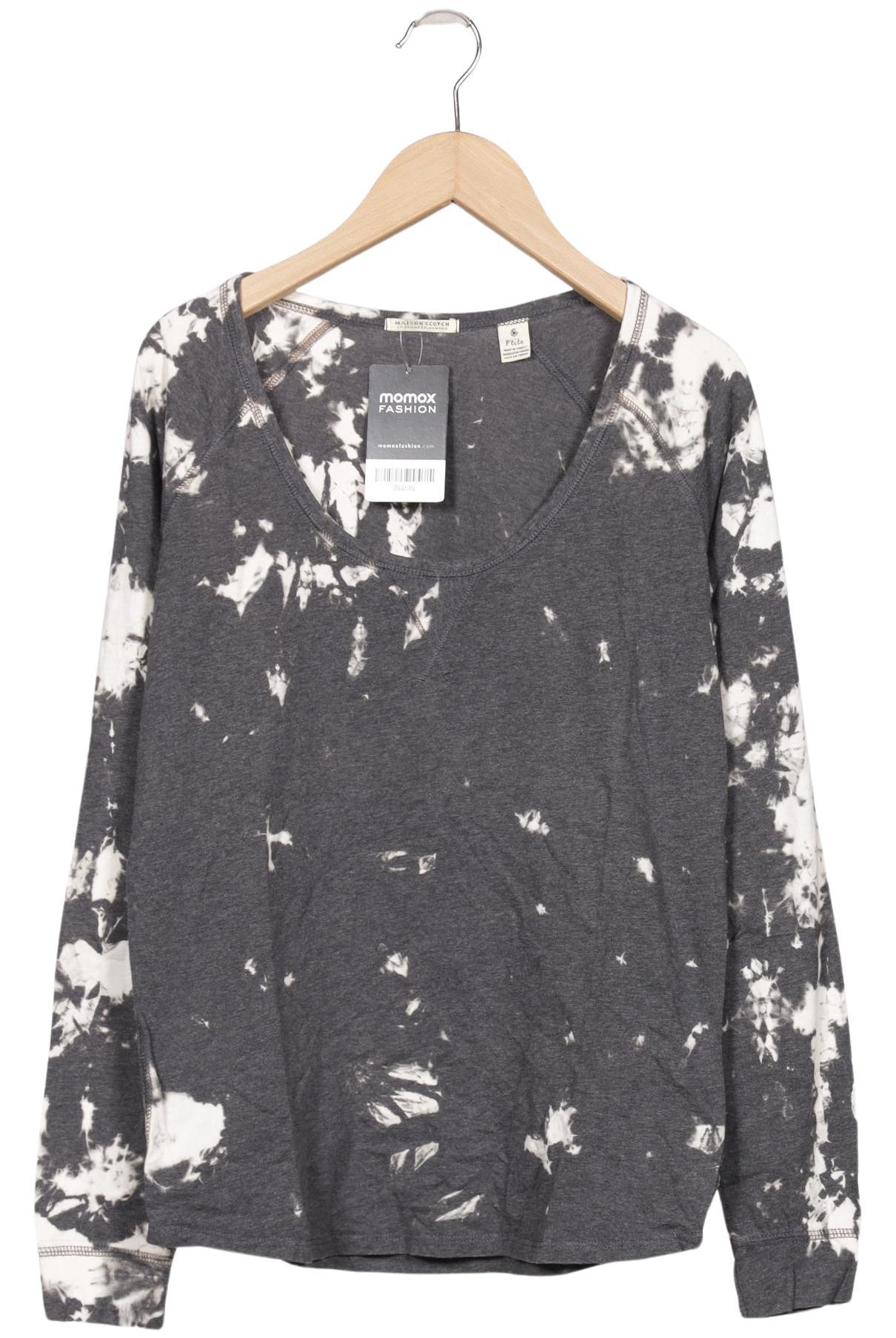 

Maison Scotch Damen Langarmshirt, grau, Gr. 34