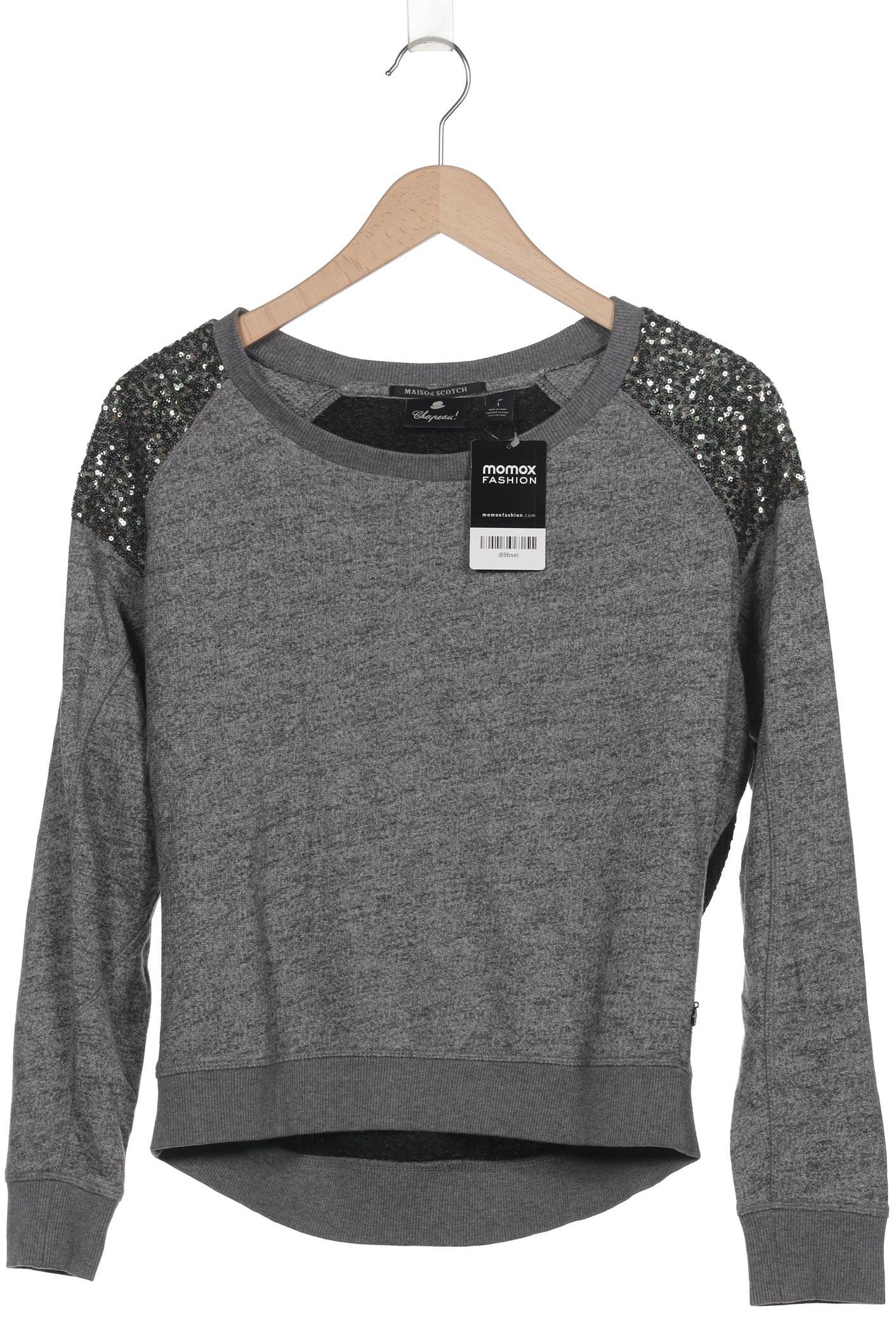 

Maison Scotch Damen Sweatshirt, grau, Gr. 36