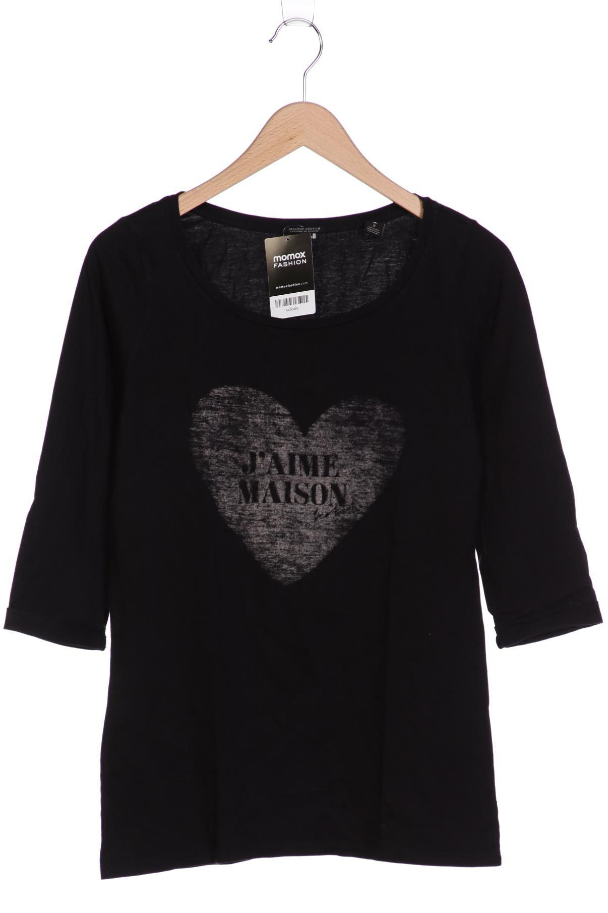 

Maison Scotch Damen Langarmshirt, schwarz