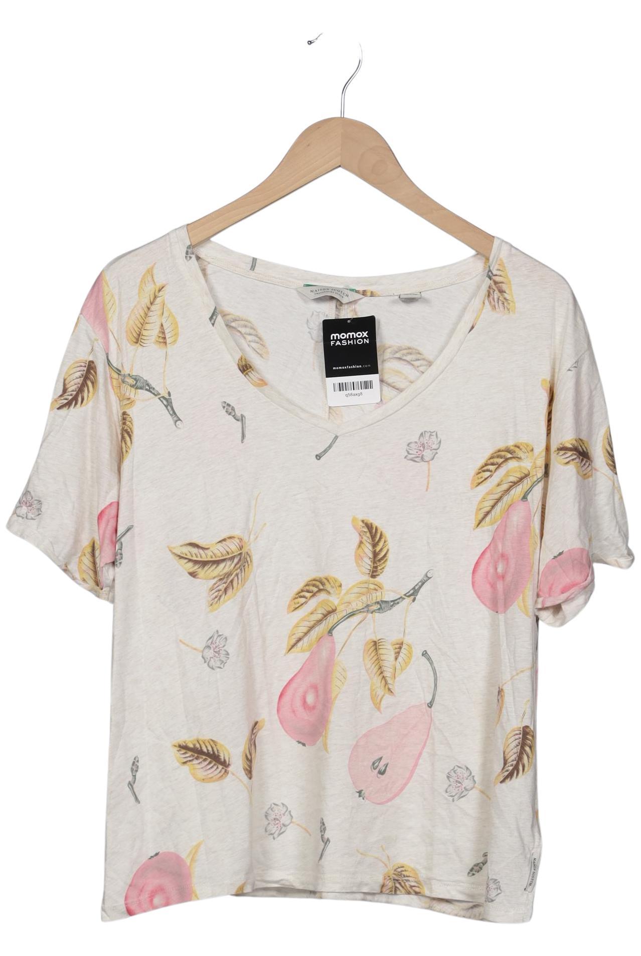 

Maison Scotch Damen T-Shirt, beige, Gr. 40