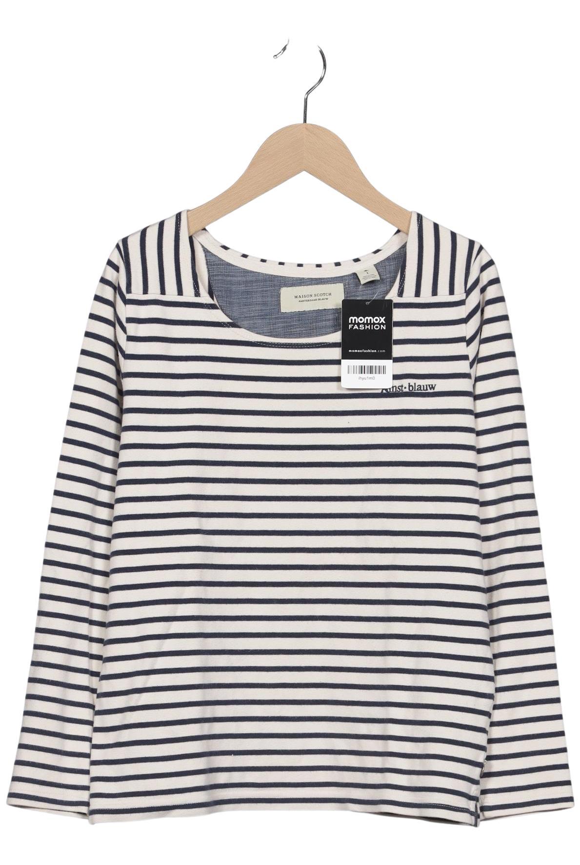 

Maison Scotch Damen Langarmshirt, cremeweiß, Gr. 36