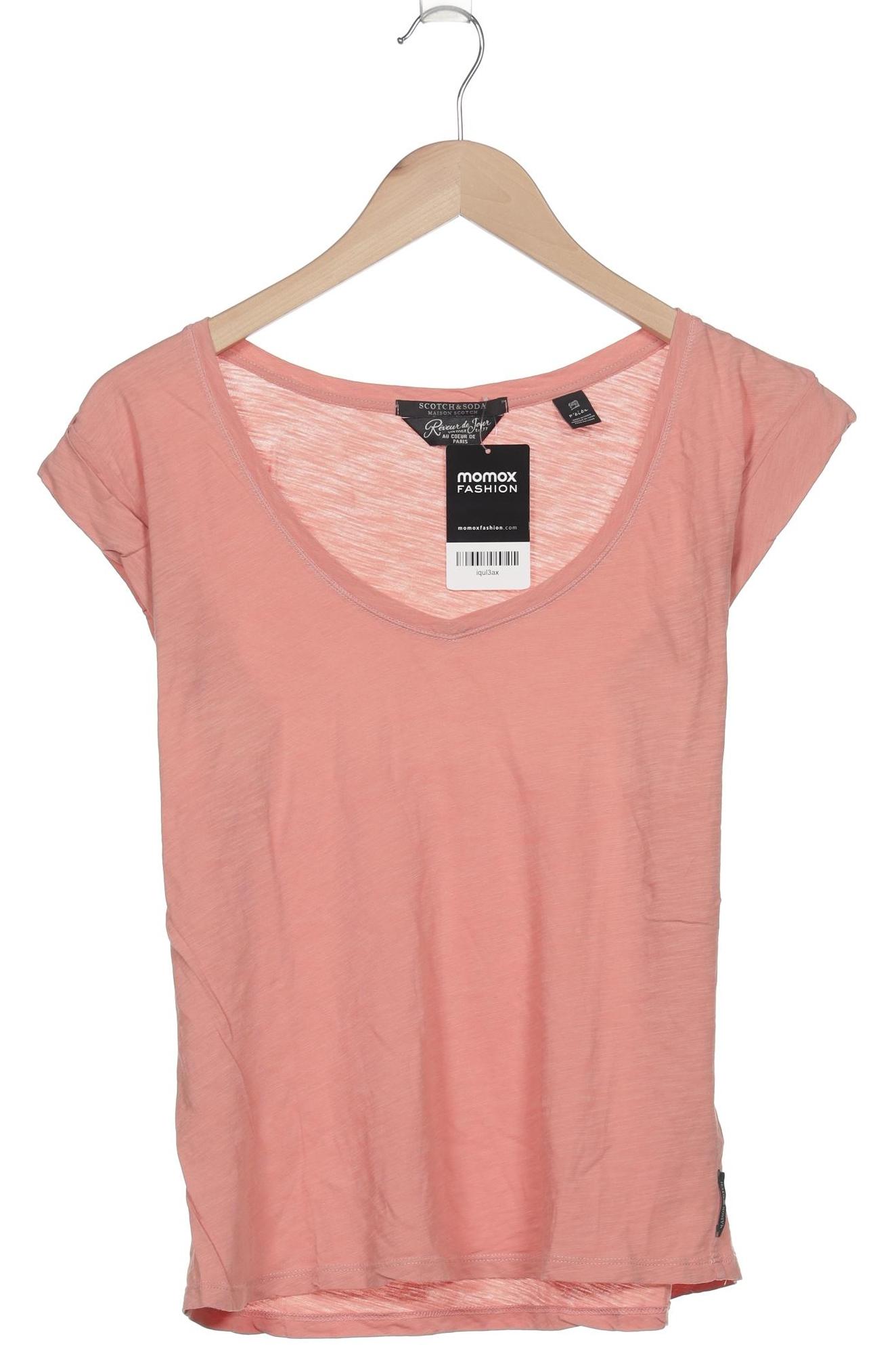 

Maison Scotch Damen T-Shirt, pink, Gr. 34