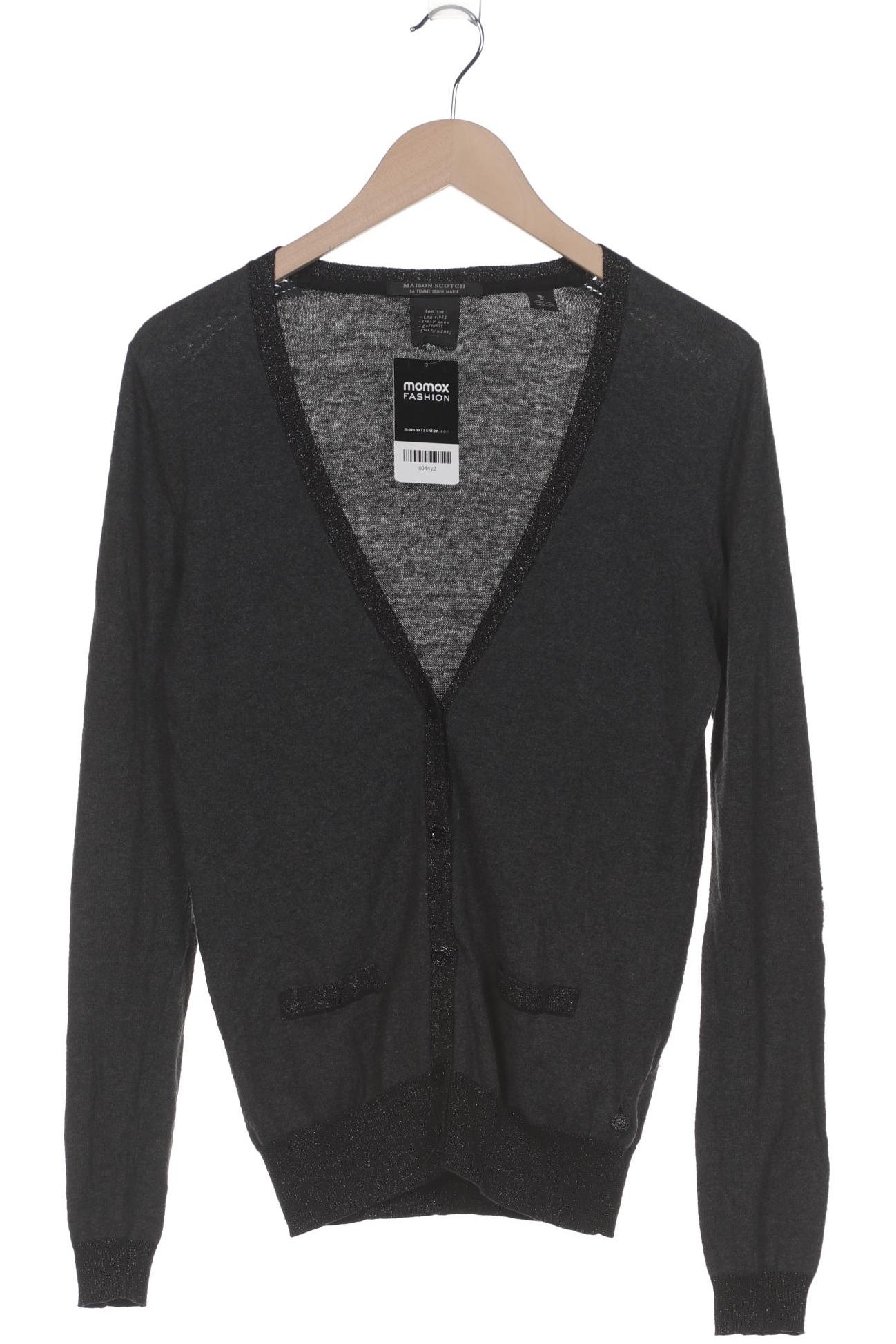 

Maison Scotch Damen Strickjacke, grau, Gr. 38