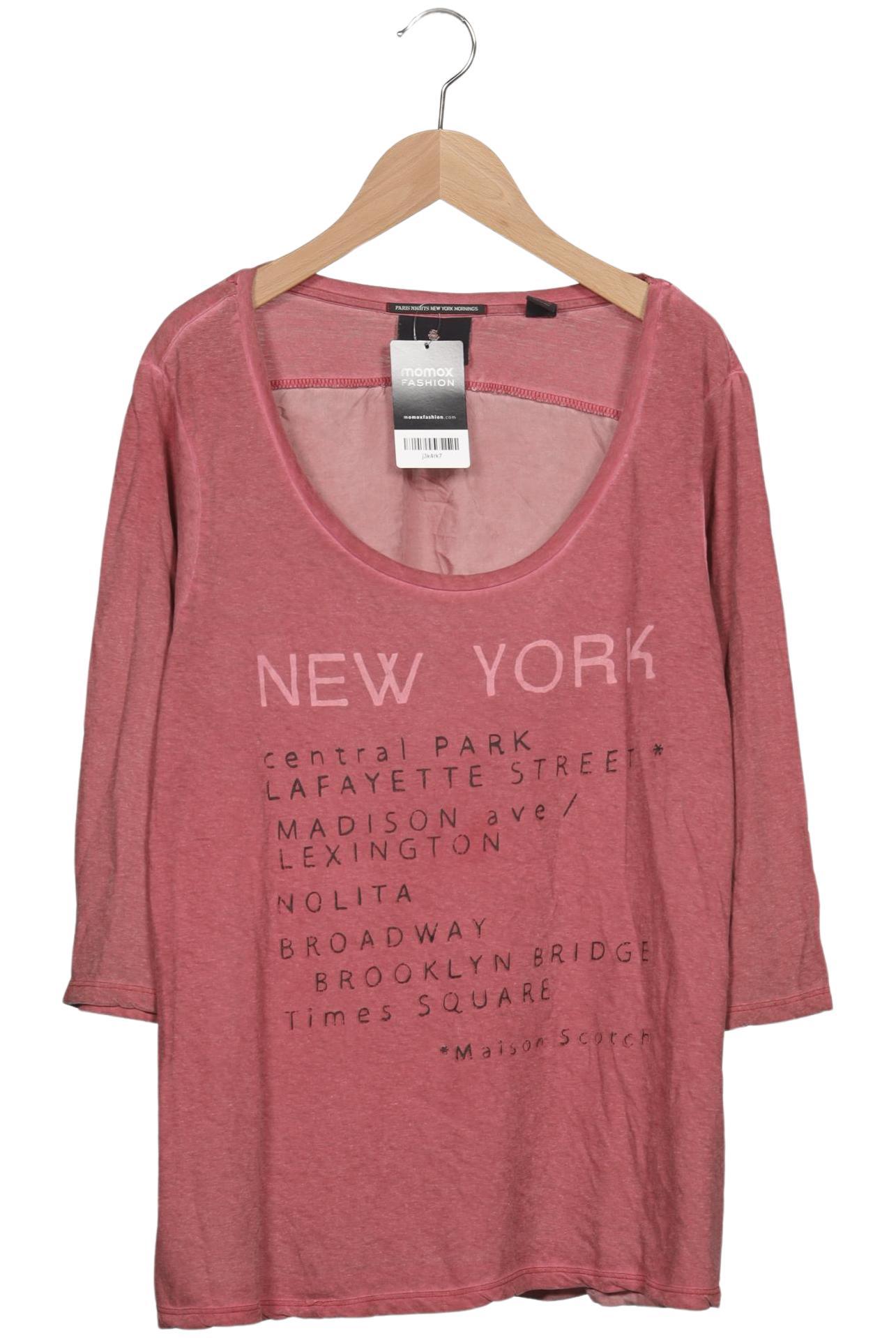 

Maison Scotch Damen Langarmshirt, pink, Gr. 40
