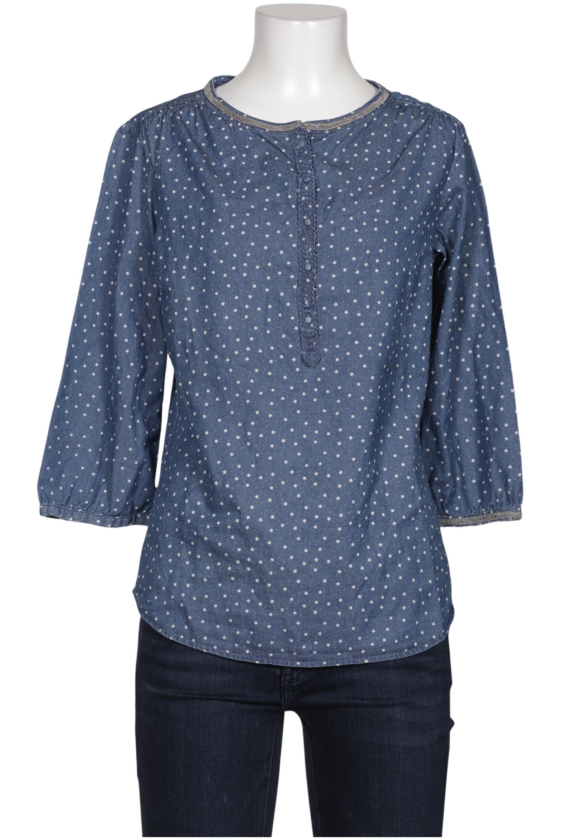 

Maison Scotch Damen Bluse, blau, Gr. 38