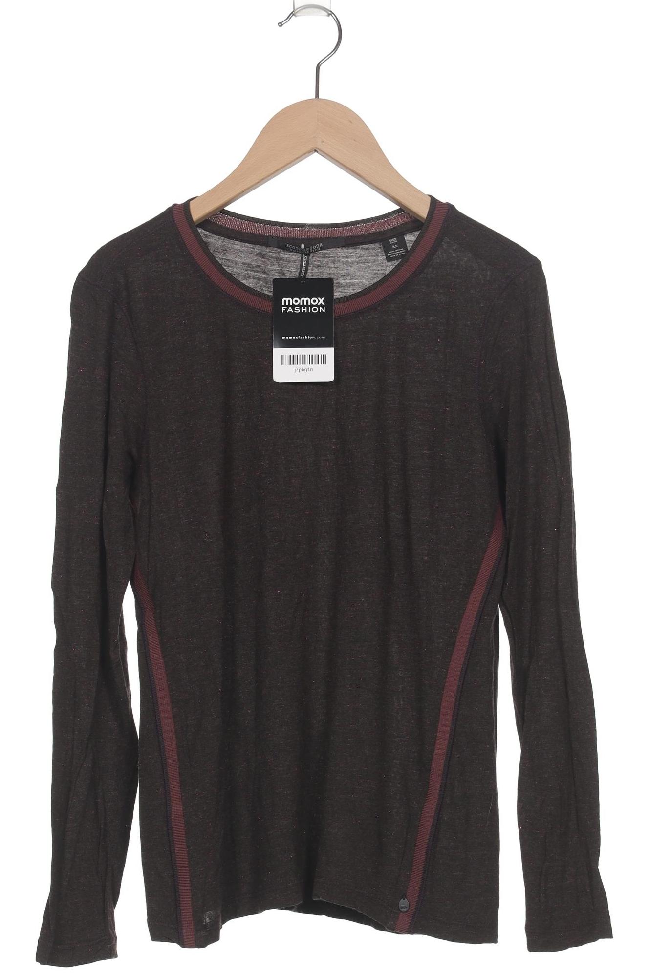 

Maison Scotch Damen Langarmshirt, bordeaux, Gr. 34