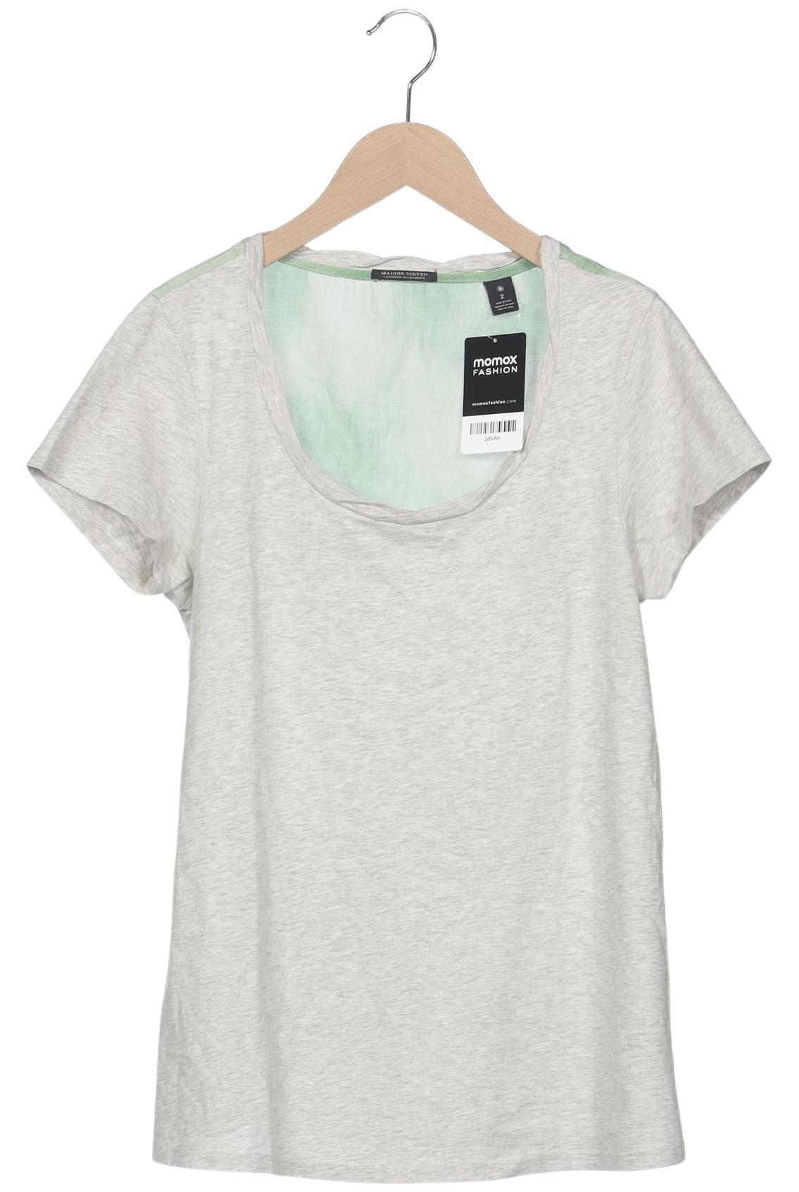 

Maison Scotch Damen T-Shirt, grau, Gr. 38