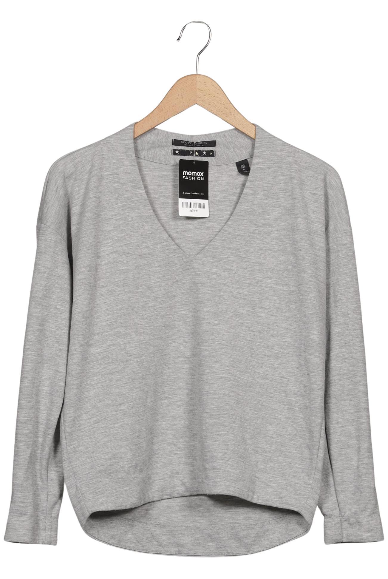 

Maison Scotch Damen Sweatshirt, grau, Gr. 38