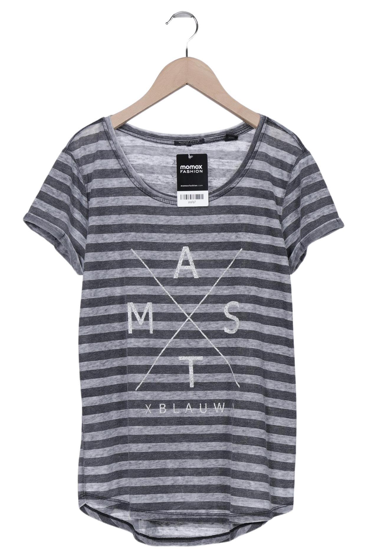 

Maison Scotch Damen T-Shirt, grau, Gr. 38