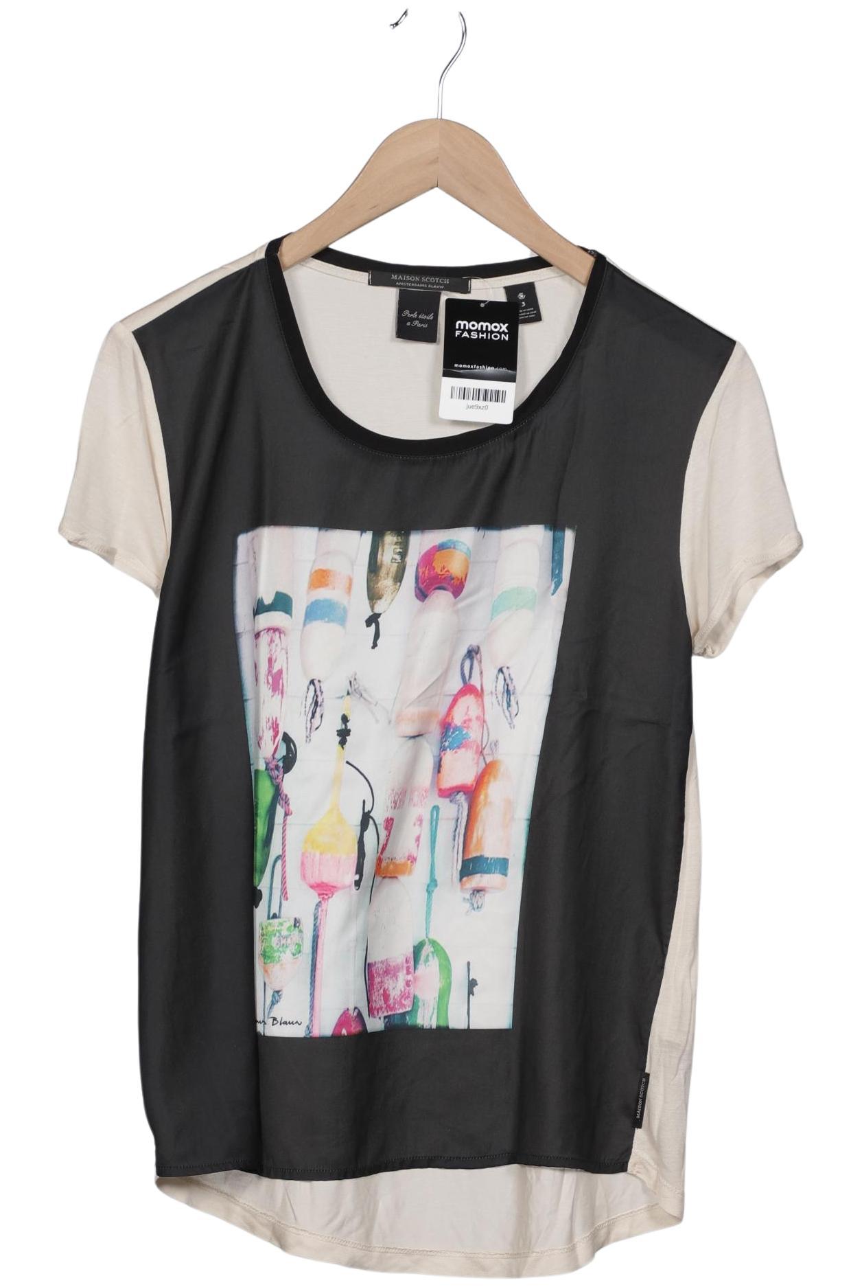 

Maison Scotch Damen T-Shirt, beige, Gr. 40