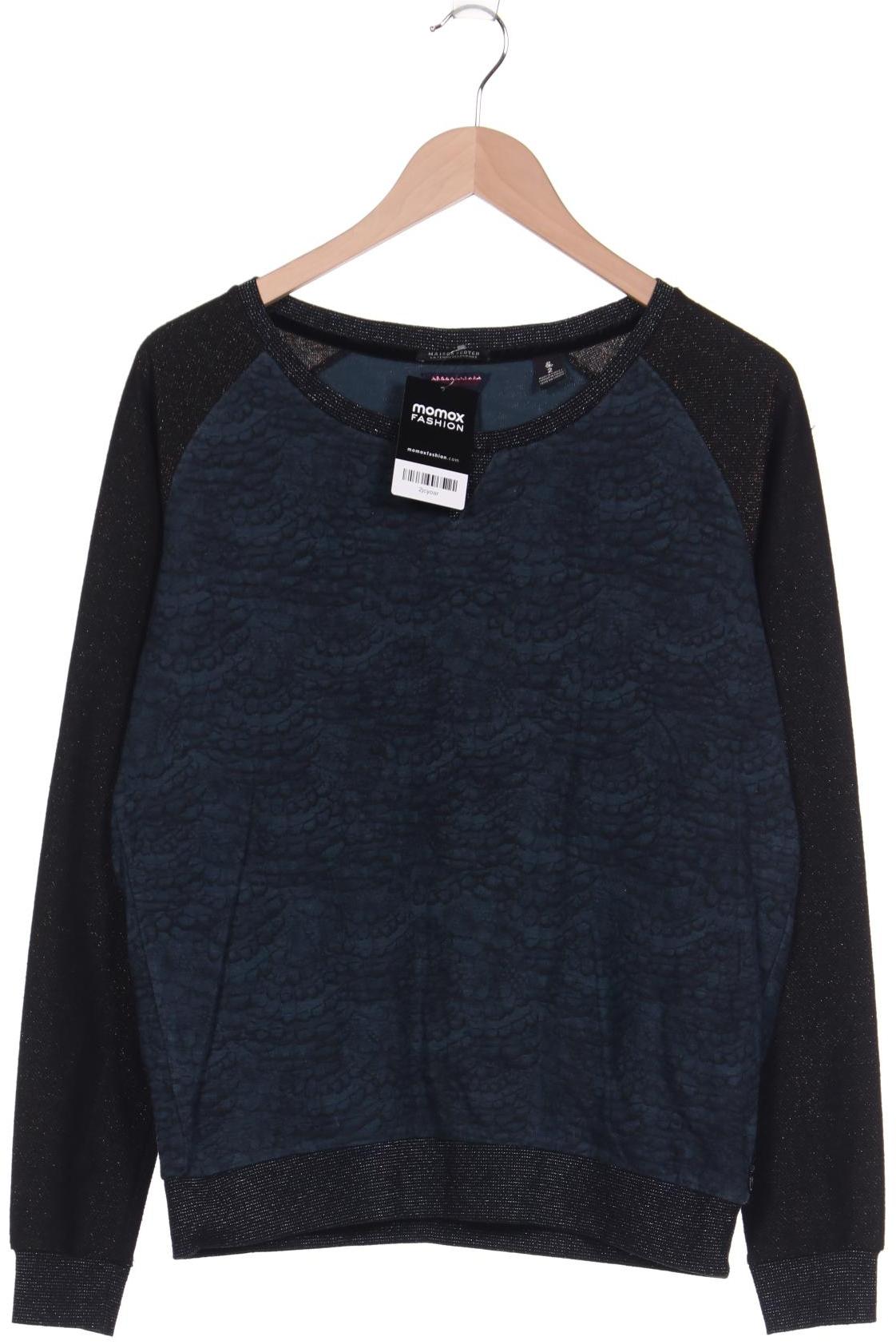 

Maison Scotch Damen Langarmshirt, türkis, Gr. 38