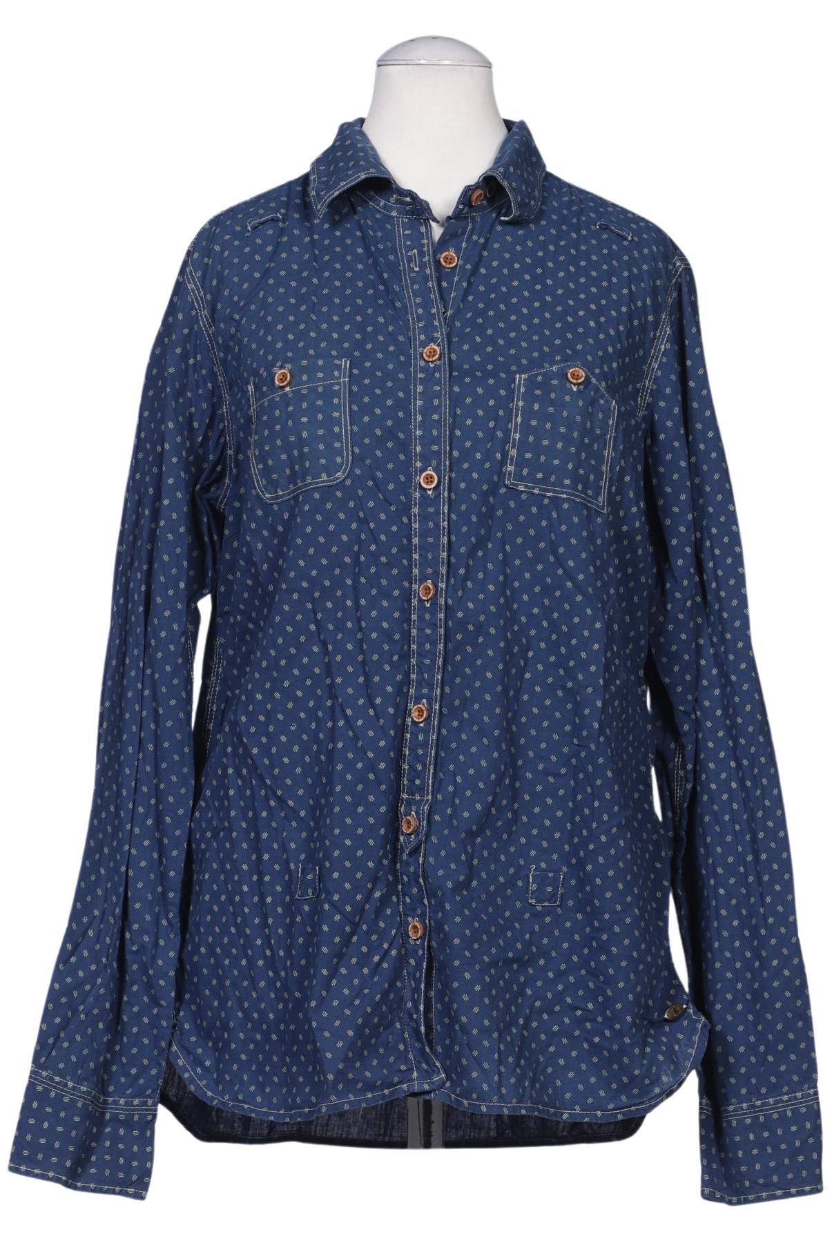 

Maison Scotch Damen Bluse, blau, Gr. 38