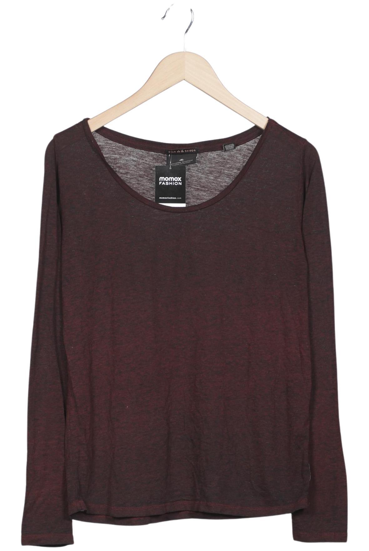 

Maison Scotch Damen Langarmshirt, bordeaux, Gr. 36