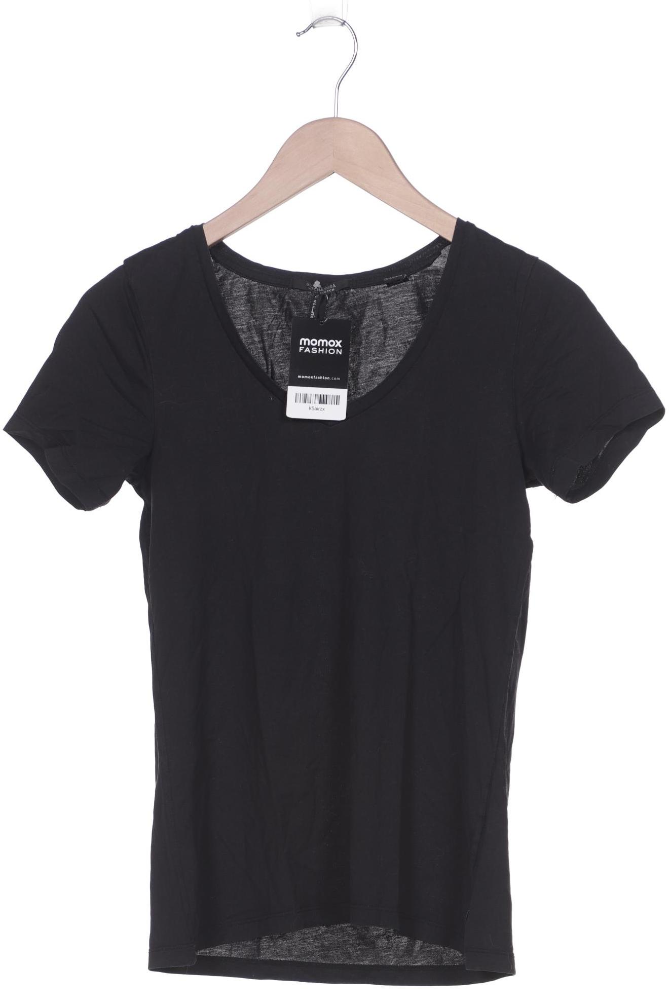 

Maison Scotch Damen Langarmshirt, schwarz