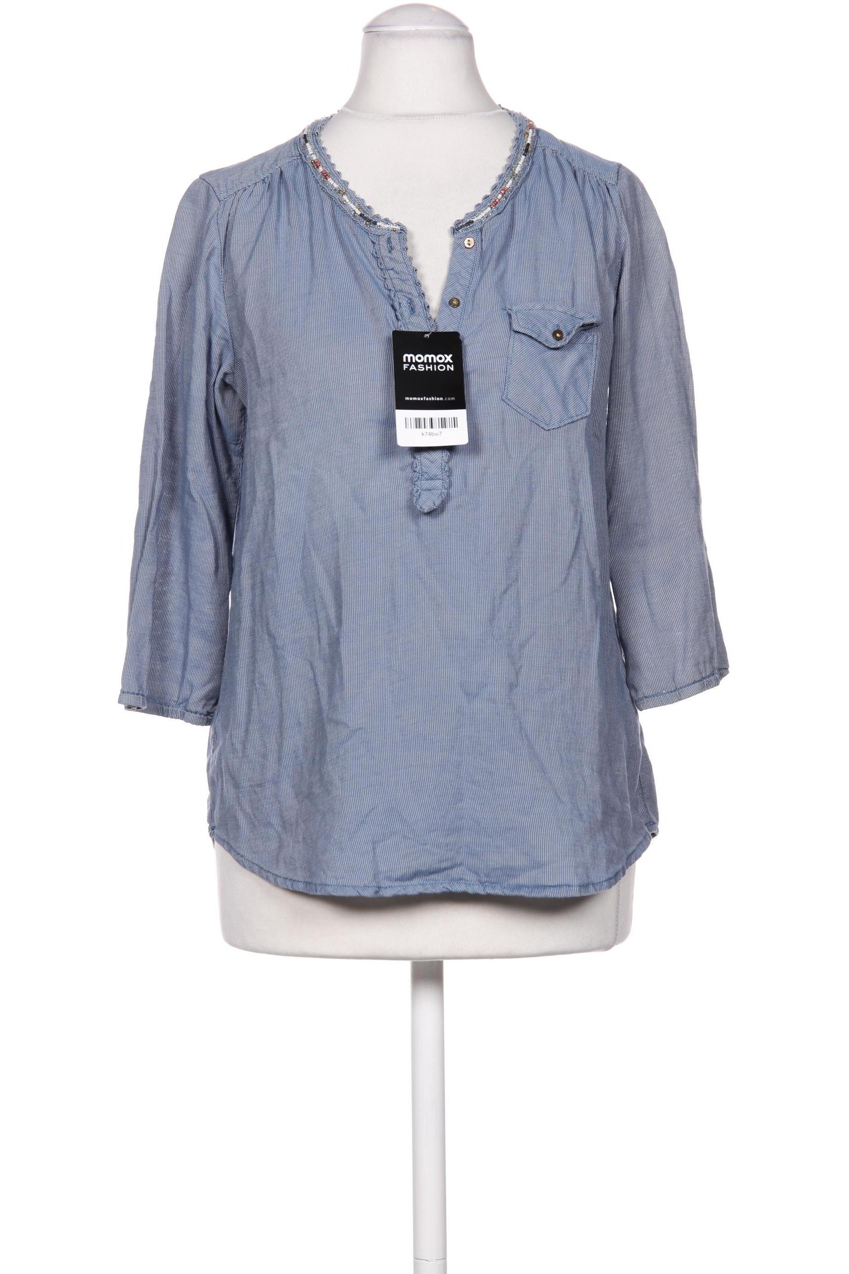 

Maison Scotch Damen Bluse, blau, Gr. 34