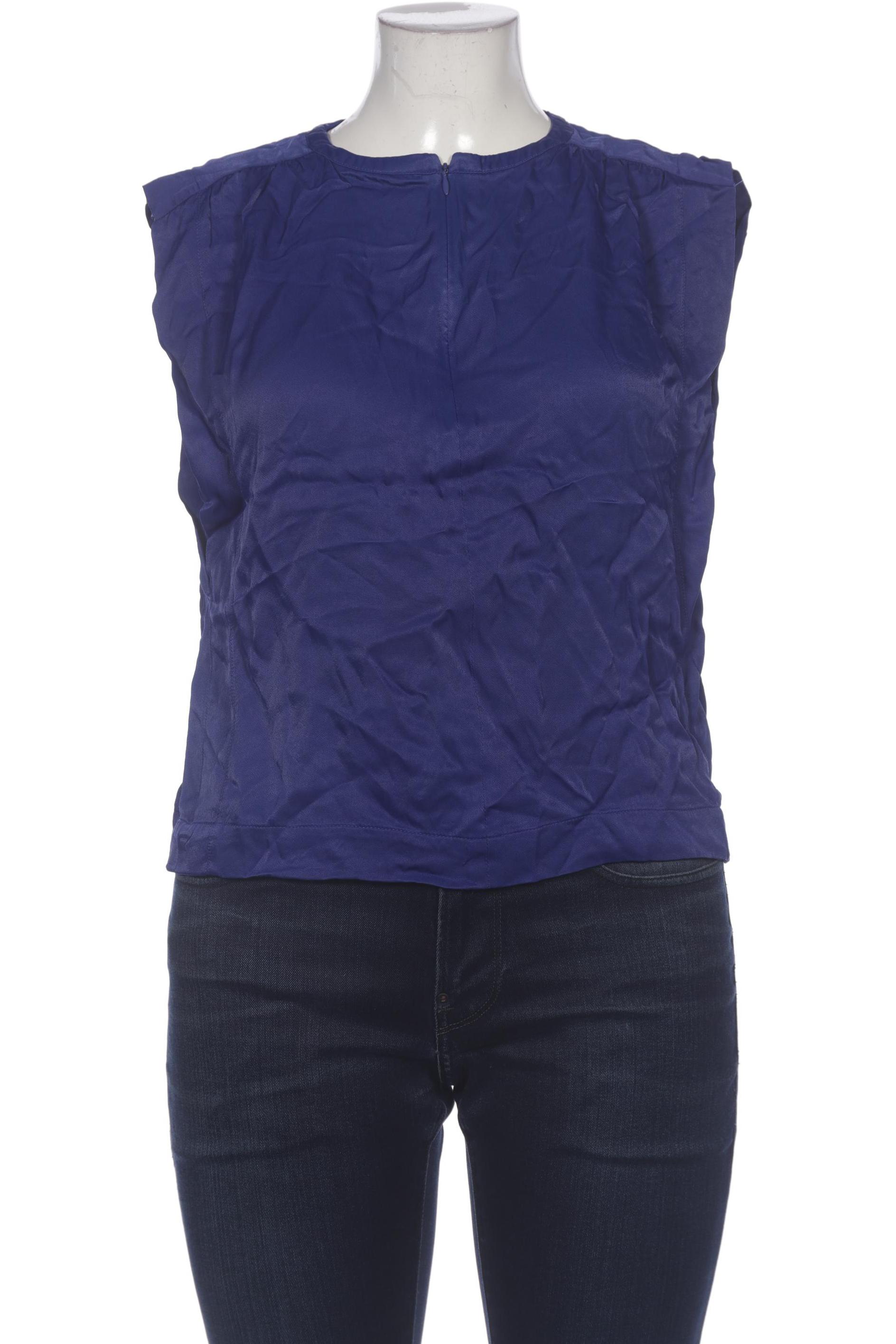 

Maison Scotch Damen Bluse, blau, Gr. 38