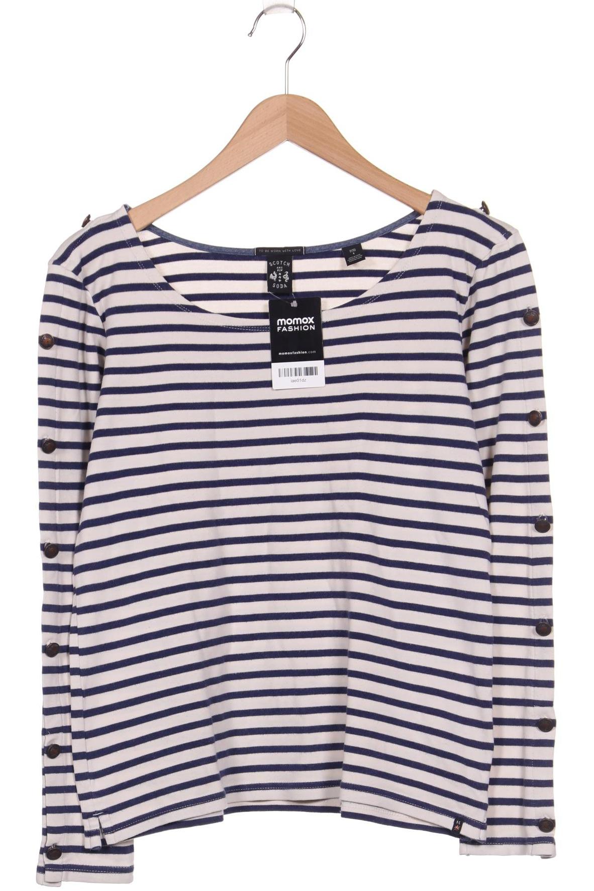 

Maison Scotch Damen Langarmshirt, marineblau