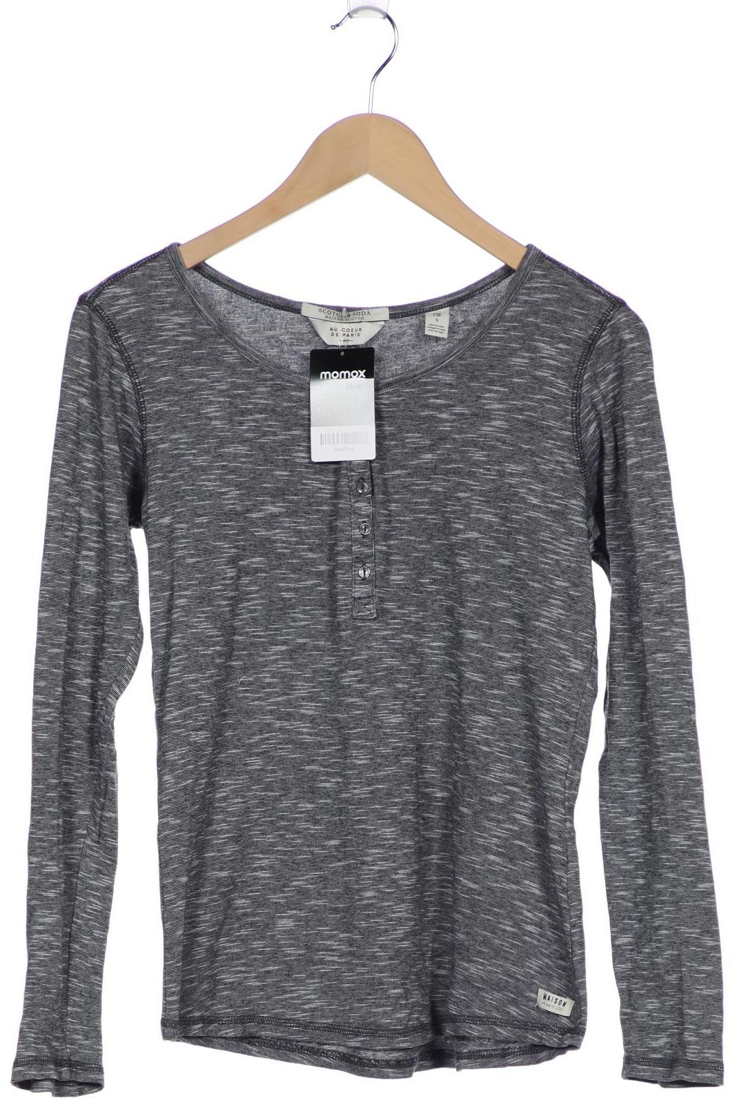 

Maison Scotch Damen Langarmshirt, grau