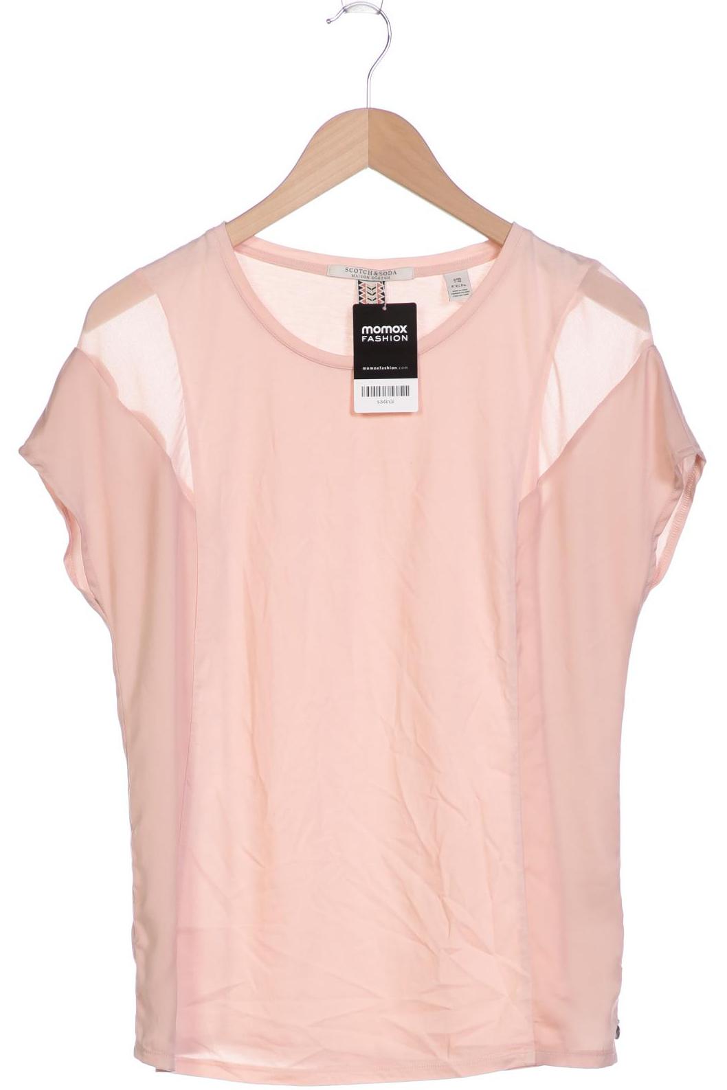 

Maison Scotch Damen T-Shirt, pink, Gr. 34