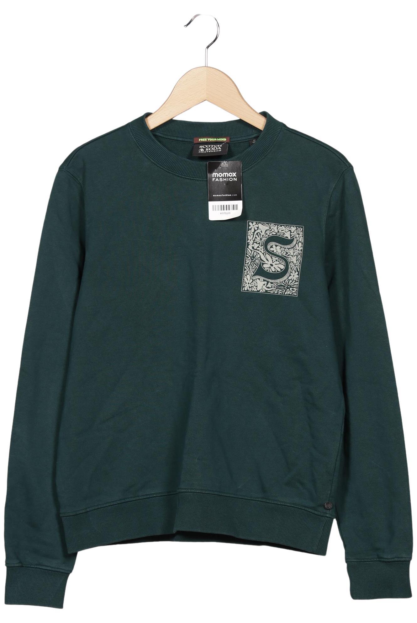 

Maison Scotch Damen Sweatshirt, grün, Gr. 38