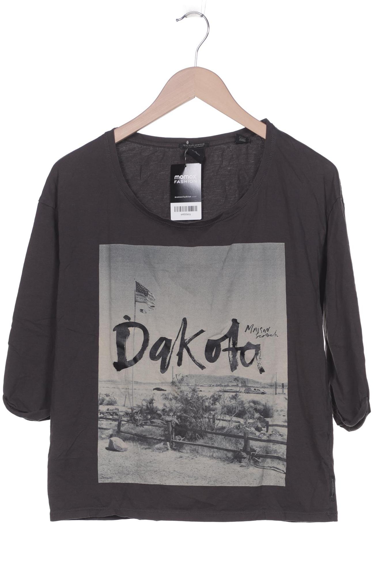 

Maison Scotch Damen Langarmshirt, grau, Gr. 40