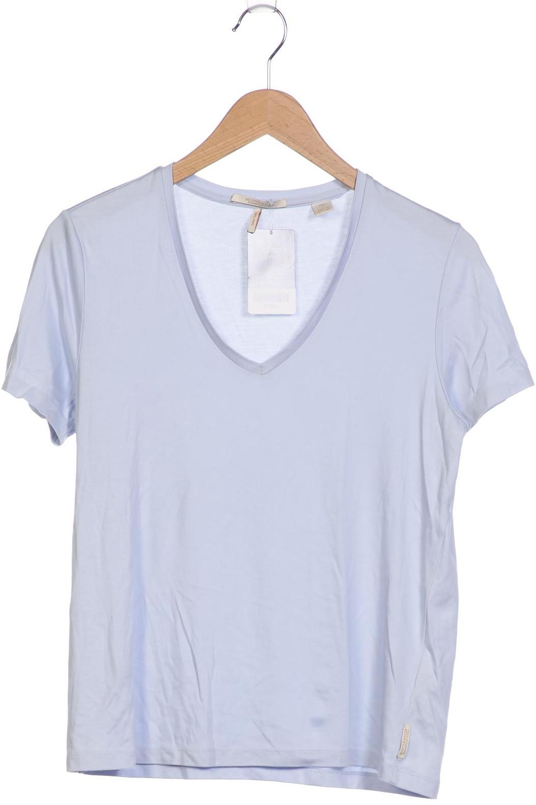 

Maison Scotch Damen T-Shirt, hellblau, Gr. 36