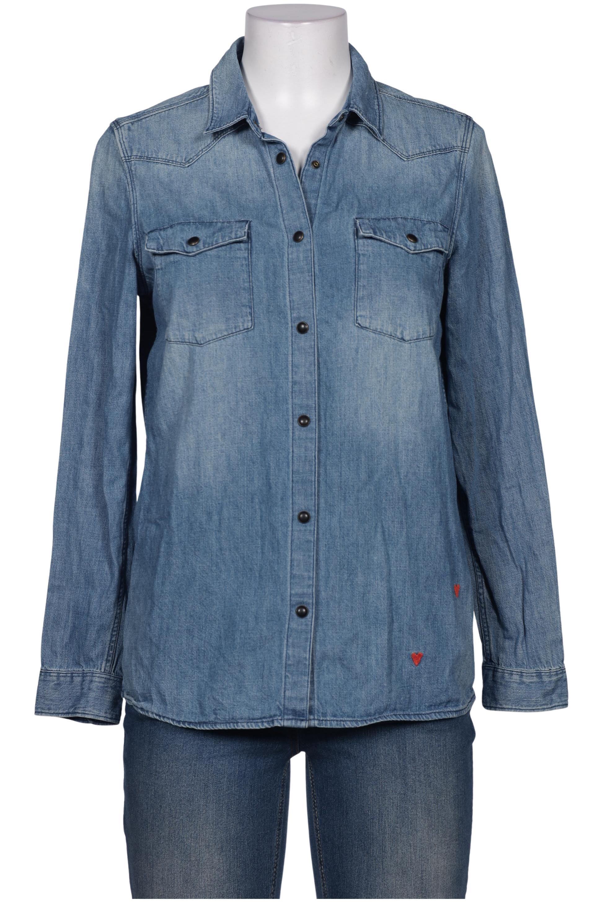

Maison Scotch Damen Bluse, blau, Gr. 38