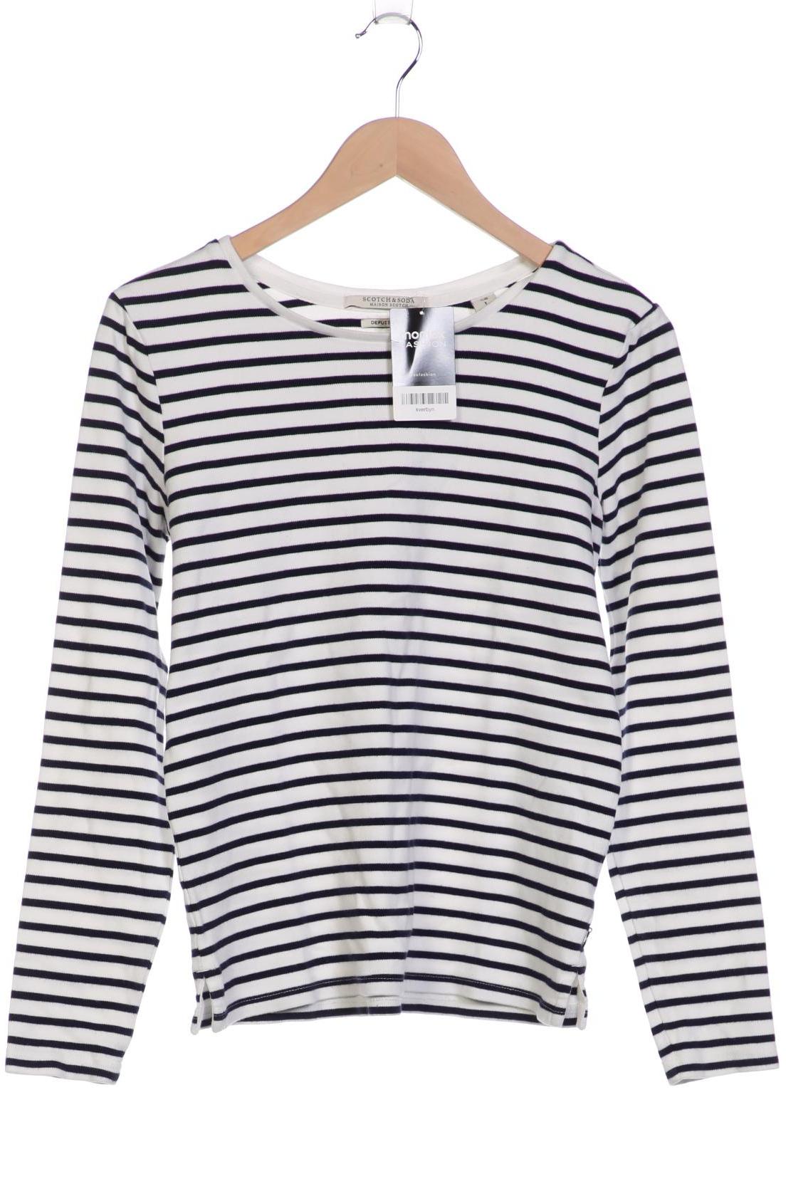 

Maison Scotch Damen Langarmshirt, marineblau, Gr. 36